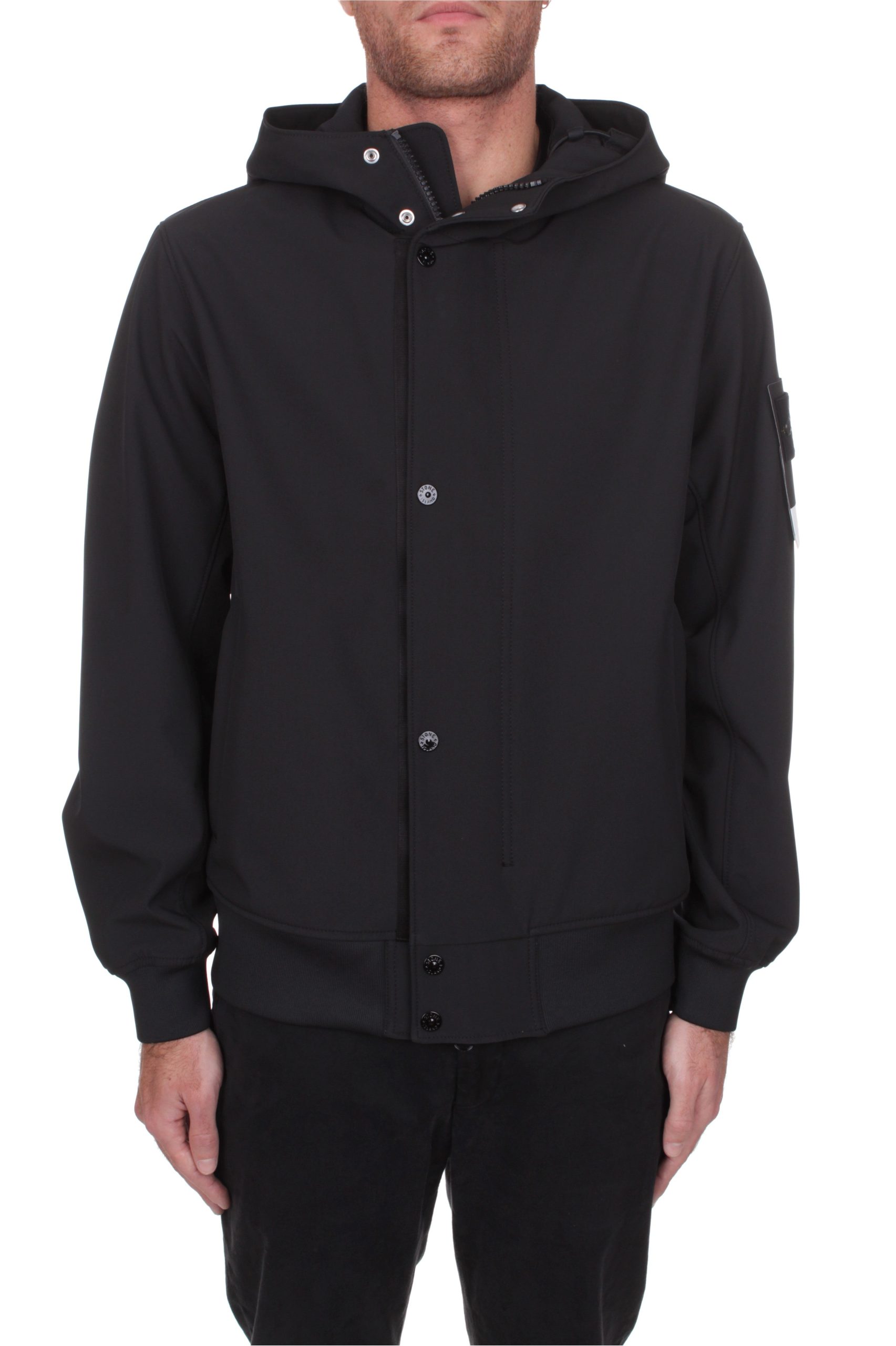 GIUBBOTTO STONE ISLAND NERO V0029