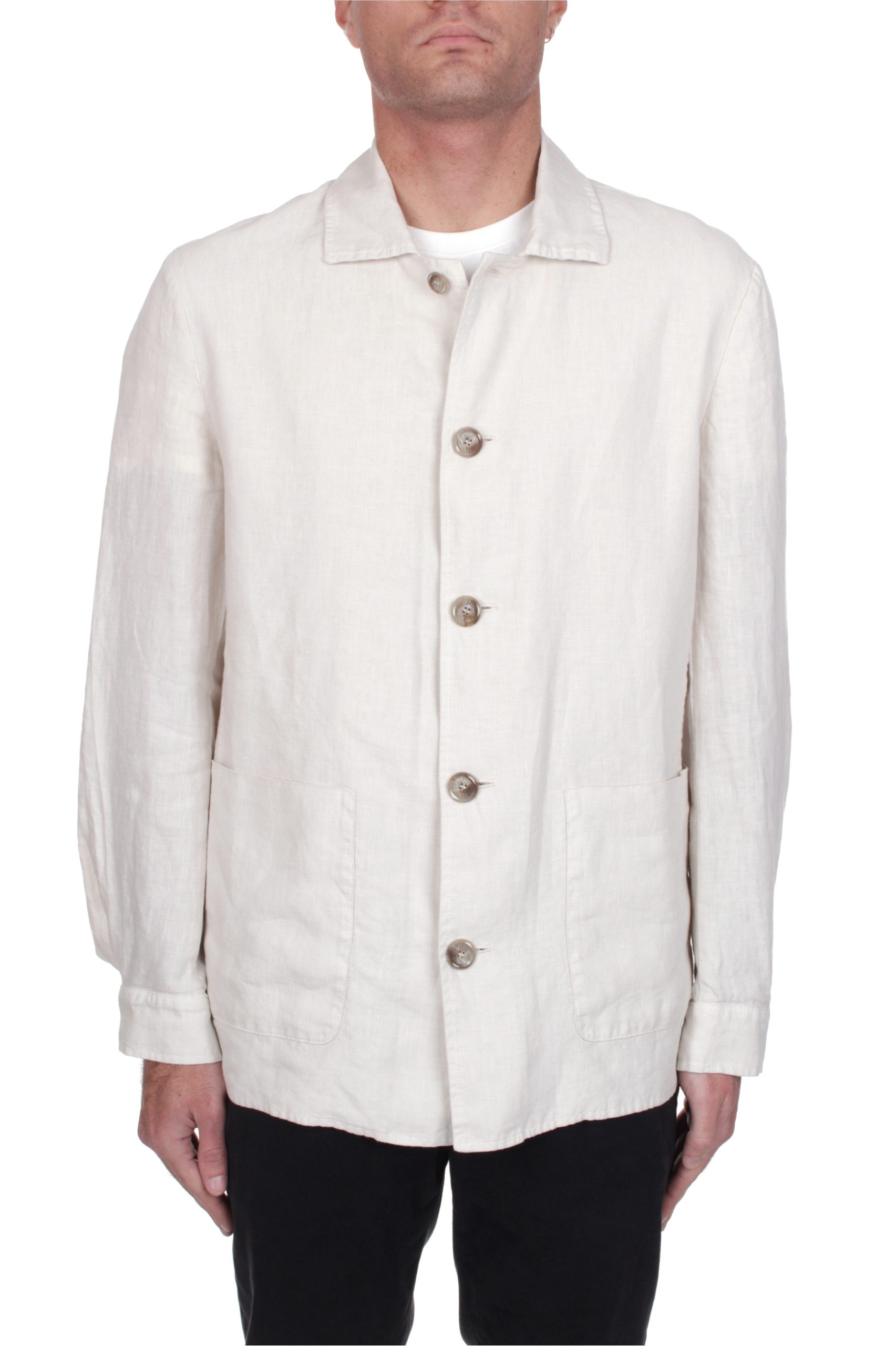 OVERSHIRT FEDELI CASHMERE OXFORD LINONE DUSTY BEIGE 59