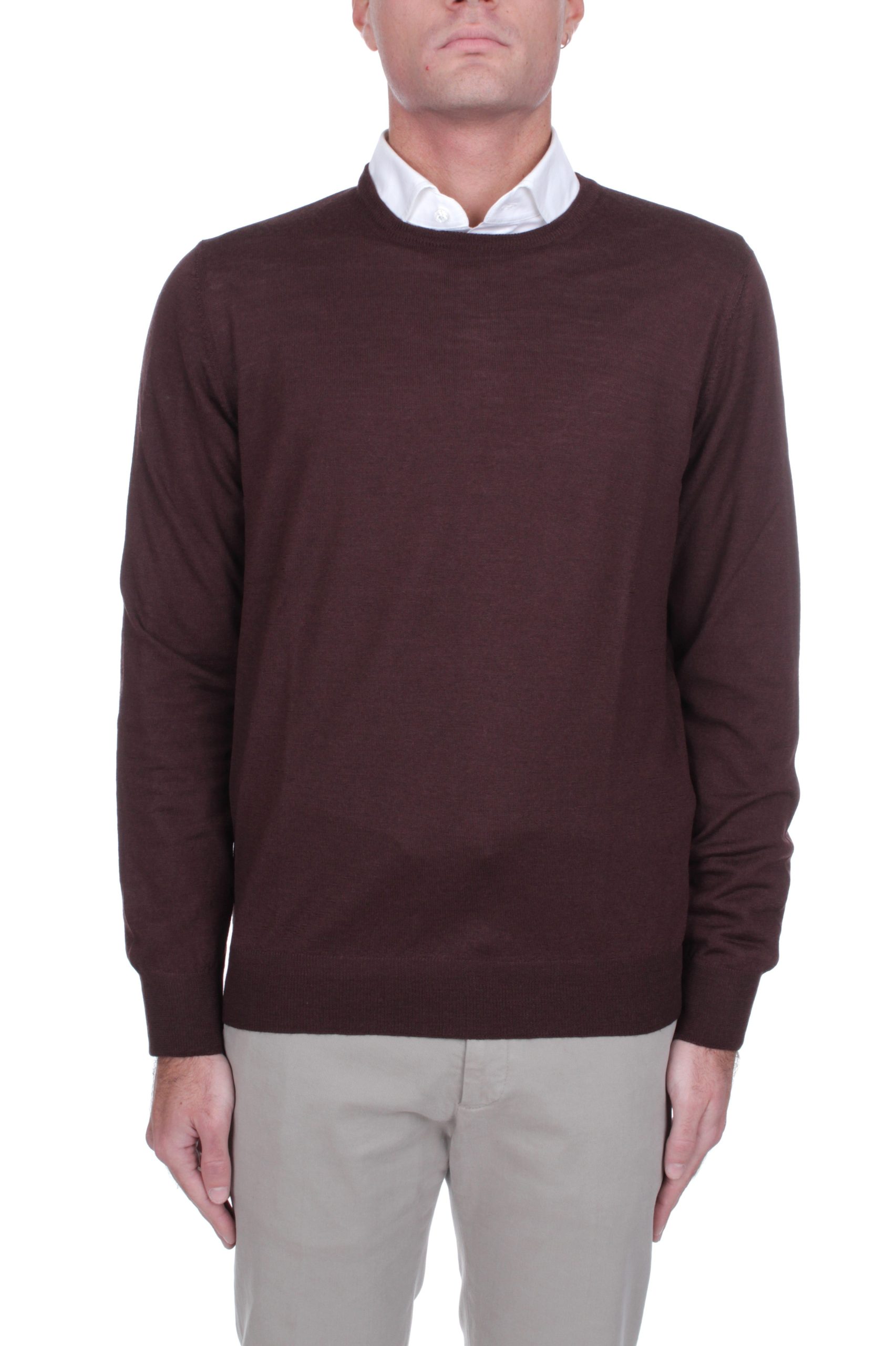 MAGLIA GIROCOLLO LA FILERIA MARRONE 294