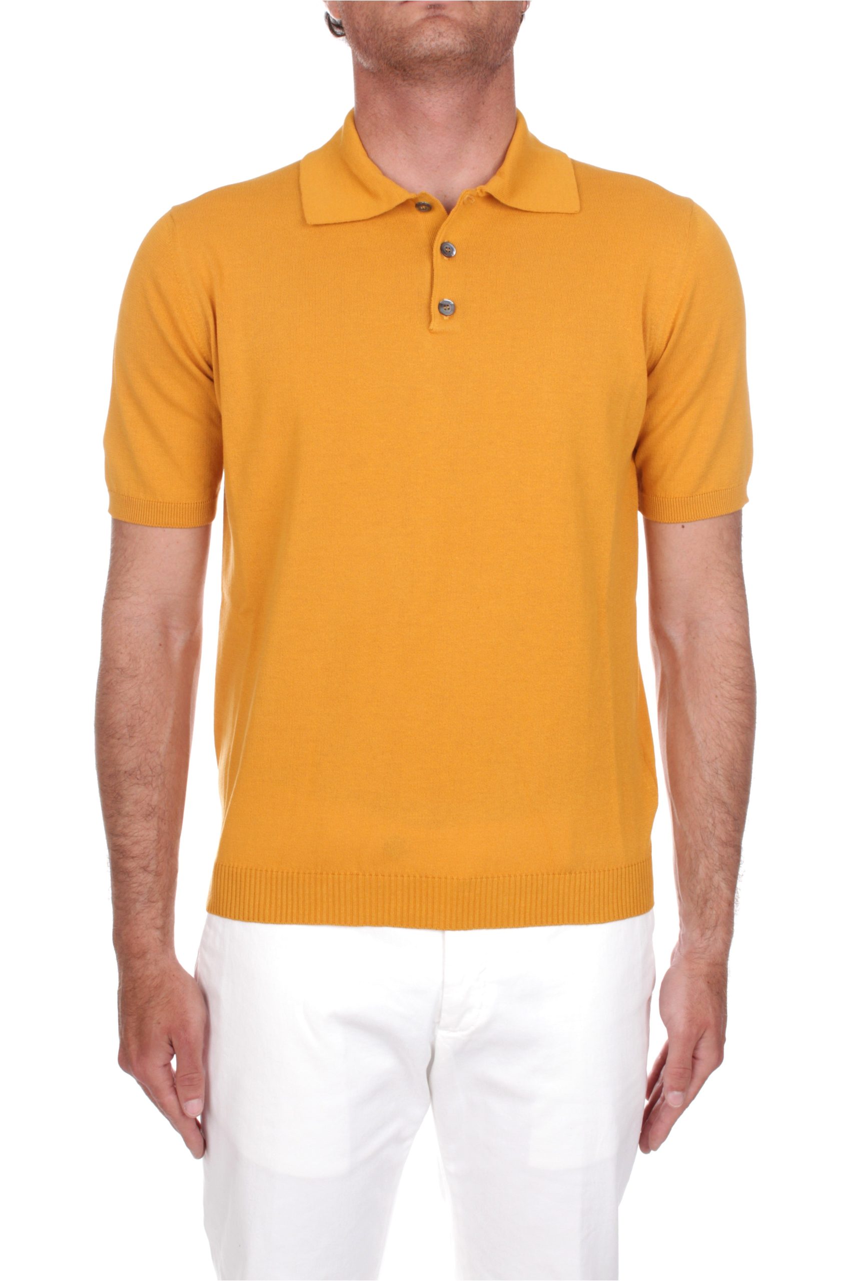 POLO MANICHE CORTE ALPHA STUDIO CREPE ORO 1009