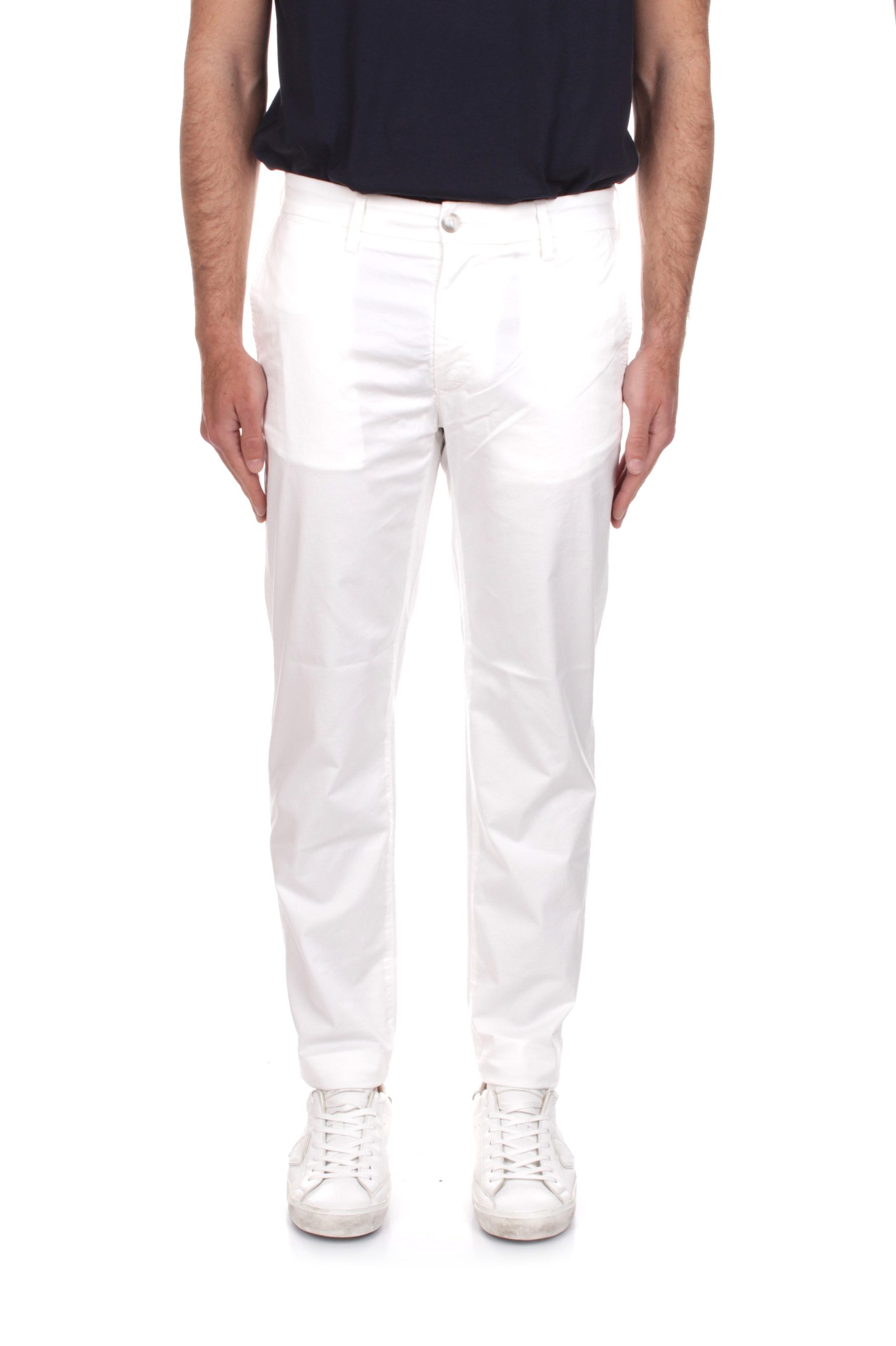 PANTALONI RE-HASH MUCHA BIANCO OTTICO
