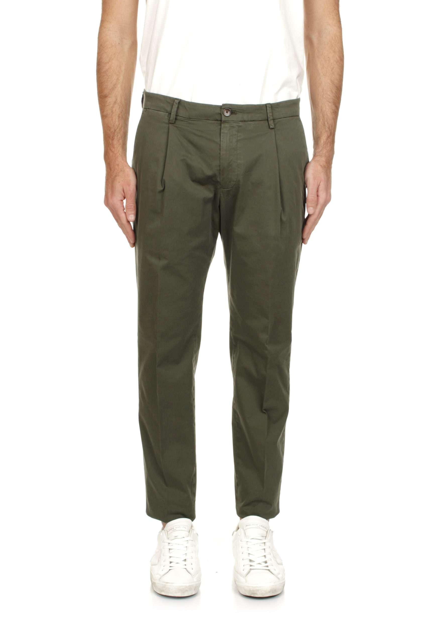 PANTALONI BRIGLIA 1949 TIBERIO VERDE 82