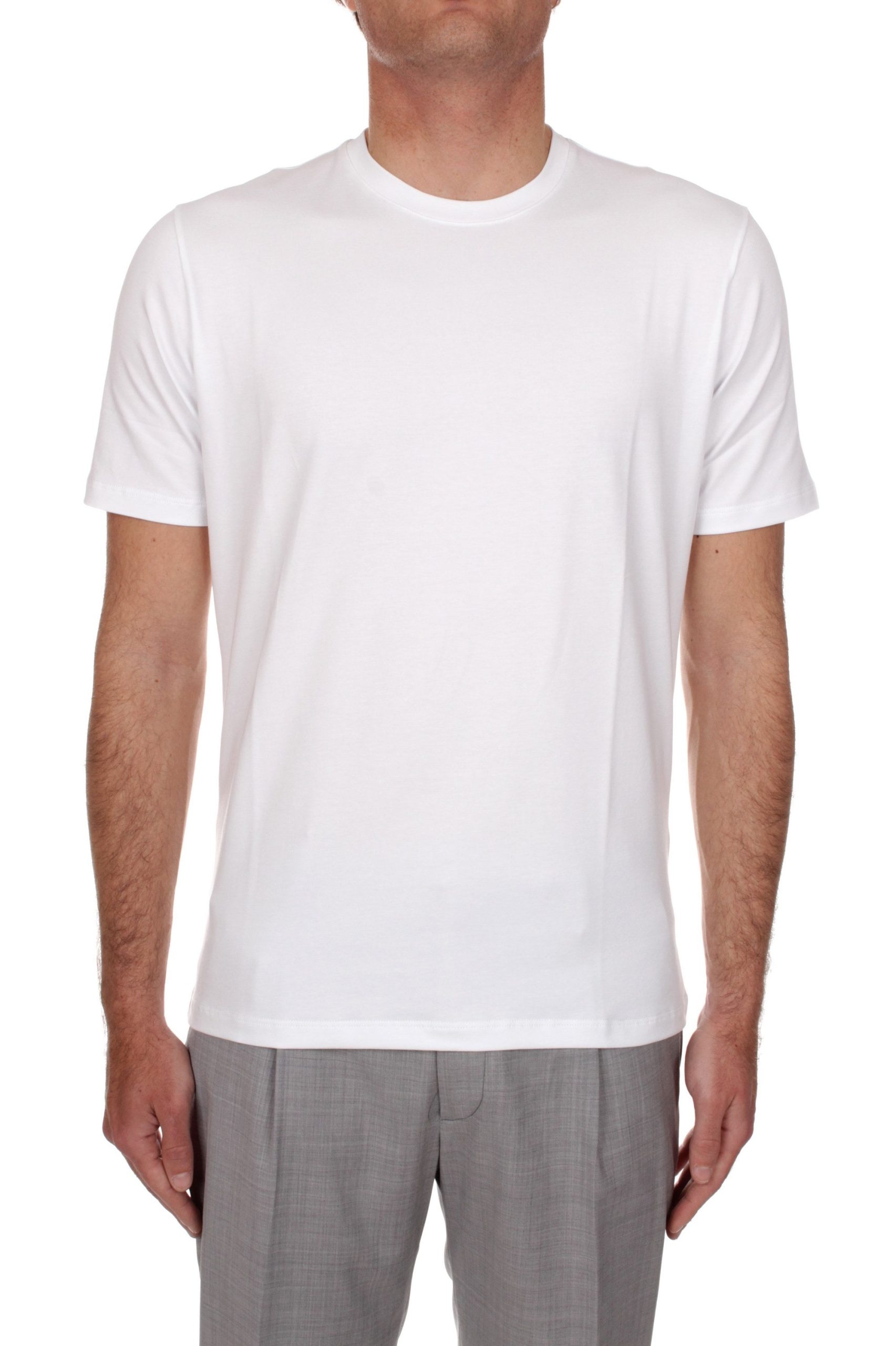 T-SHIRT MANICHE CORTE MAROTTA BIANCO
