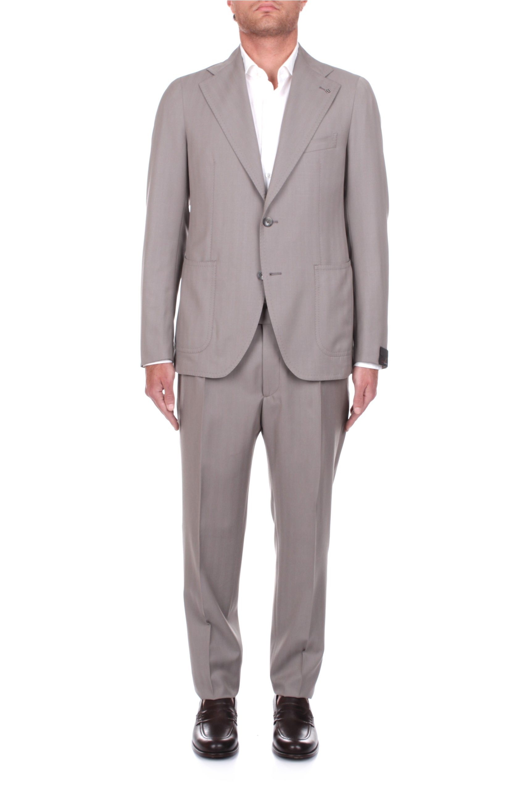 ABITO MONOPETTO PINO LERARIO TAGLIATORE SOLARO TABACCO T1309