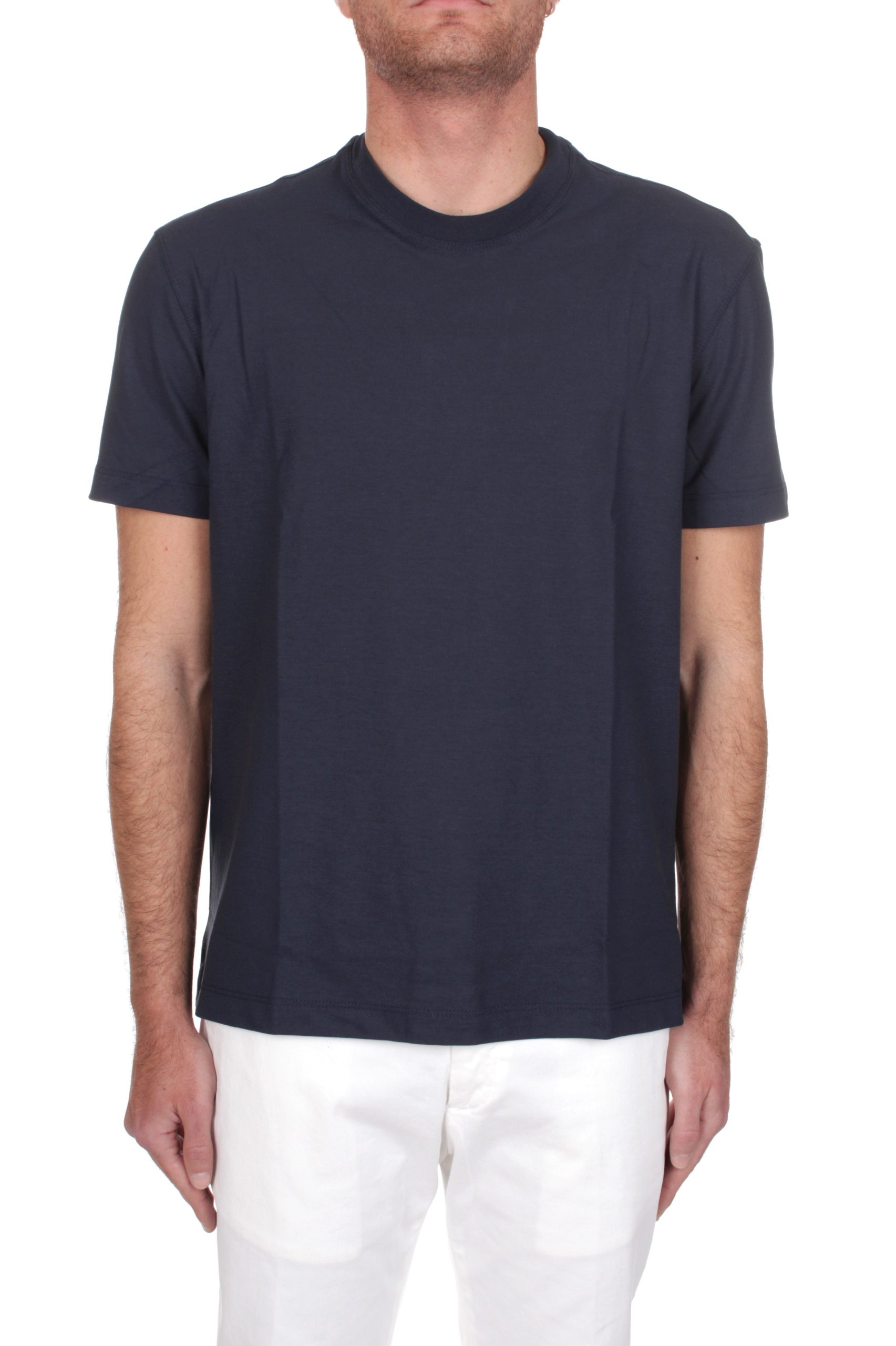 T-SHIRT MANICHE CORTE KIRED KISSM NAVY BLUE