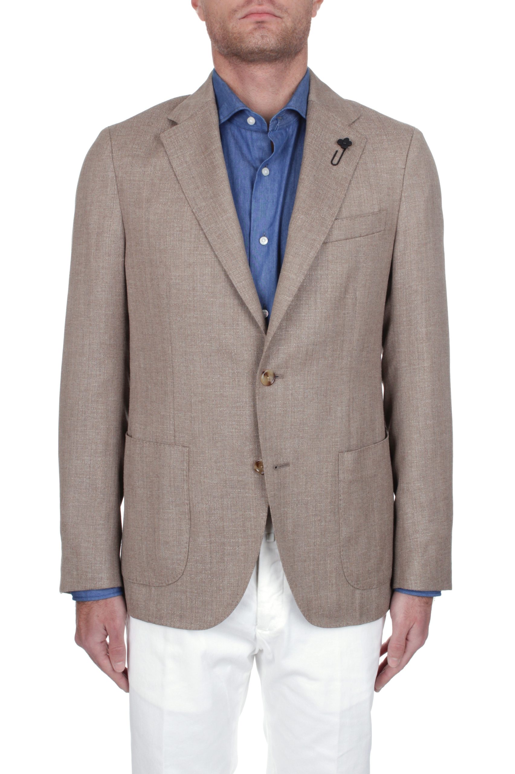 BLAZER MONOPETTO LARDINI ICONIC MARRONE 420