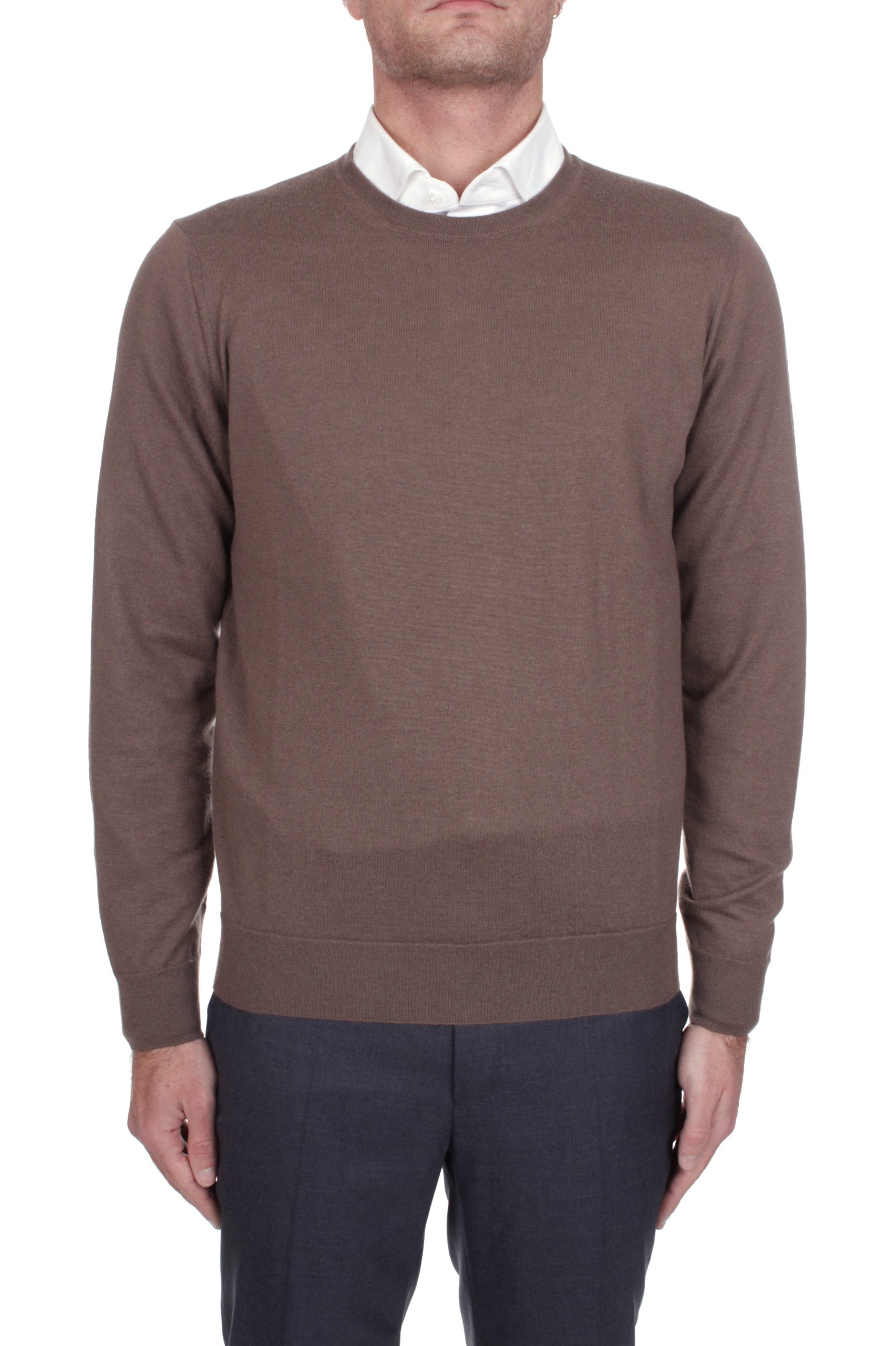 MAGLIA GIROCOLLO DRUMOHR MARRONE 556