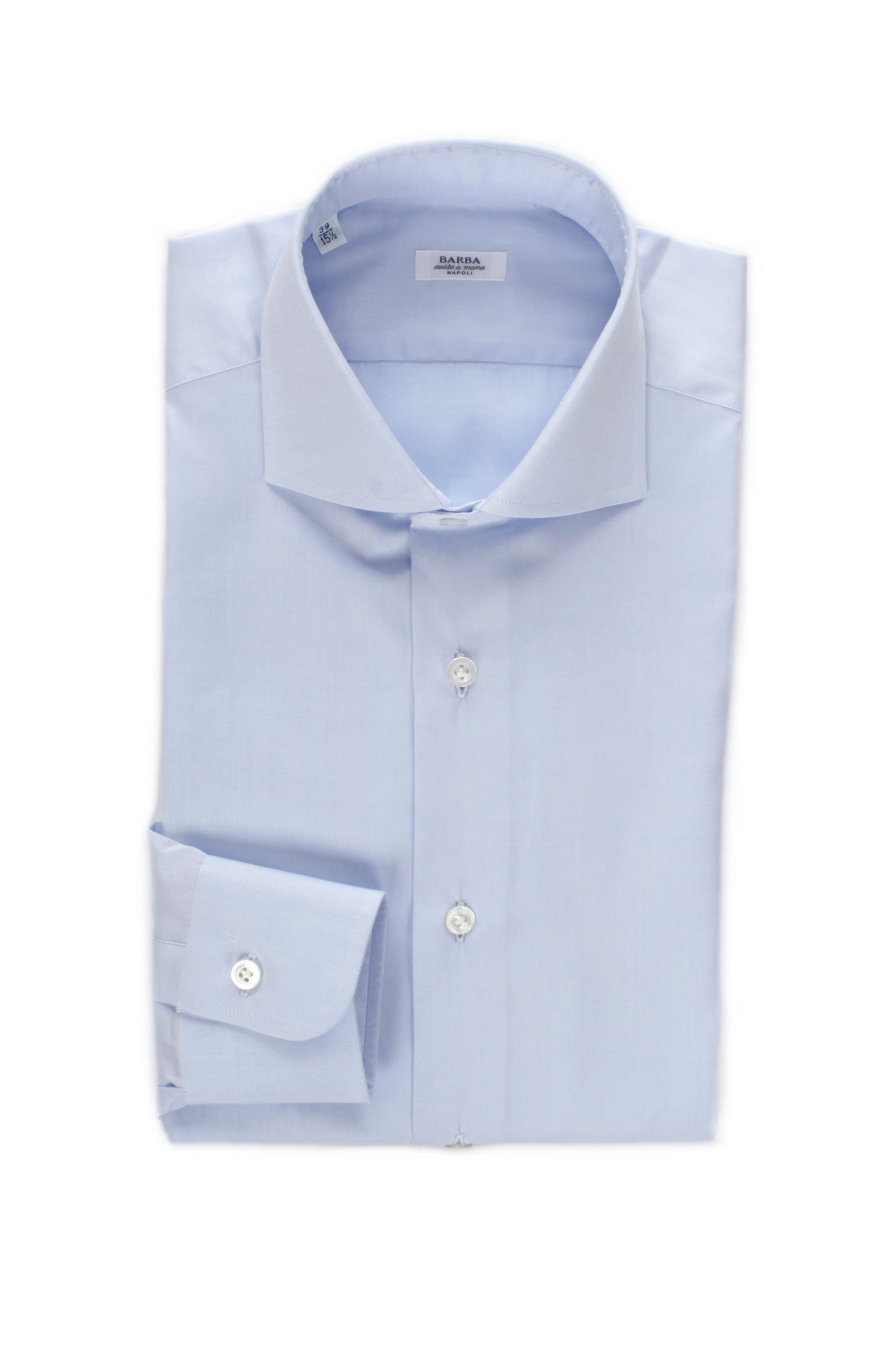 CAMICIA COLLO FRANCESE BARBA CELESTE 2