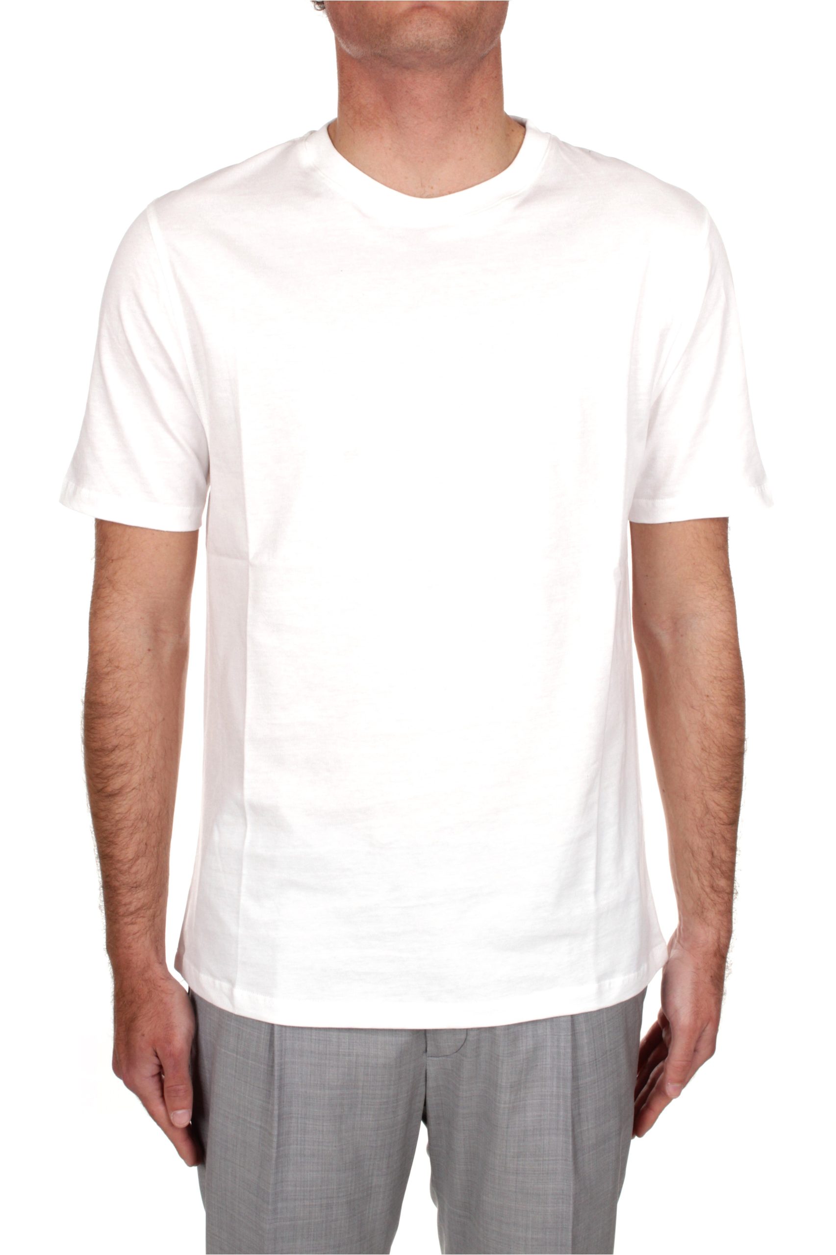 T-SHIRT MANICHE CORTE H953 OFF WHITE 2