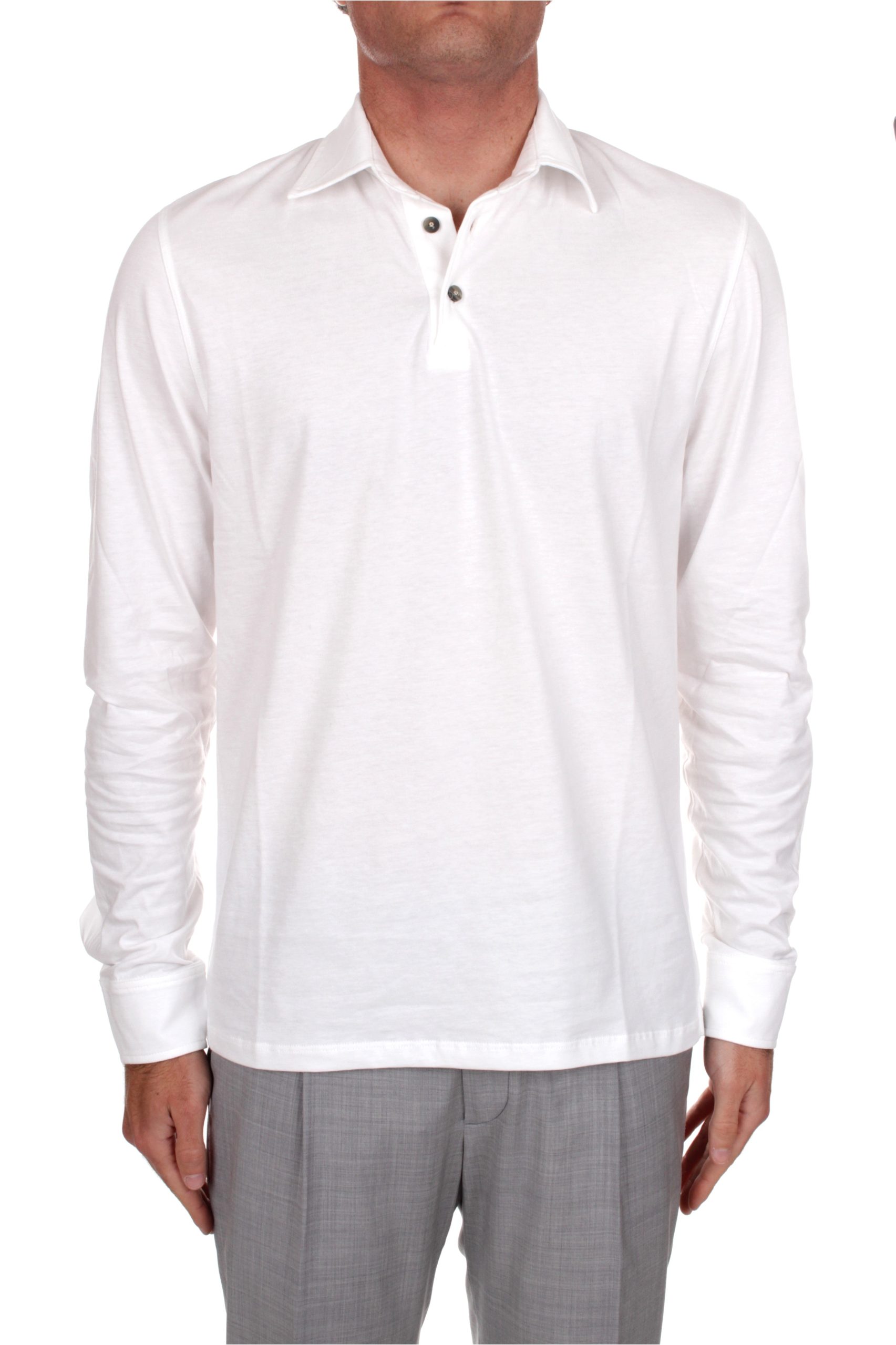 POLO MANICHE LUNGHE H953 OFF WHITE 2