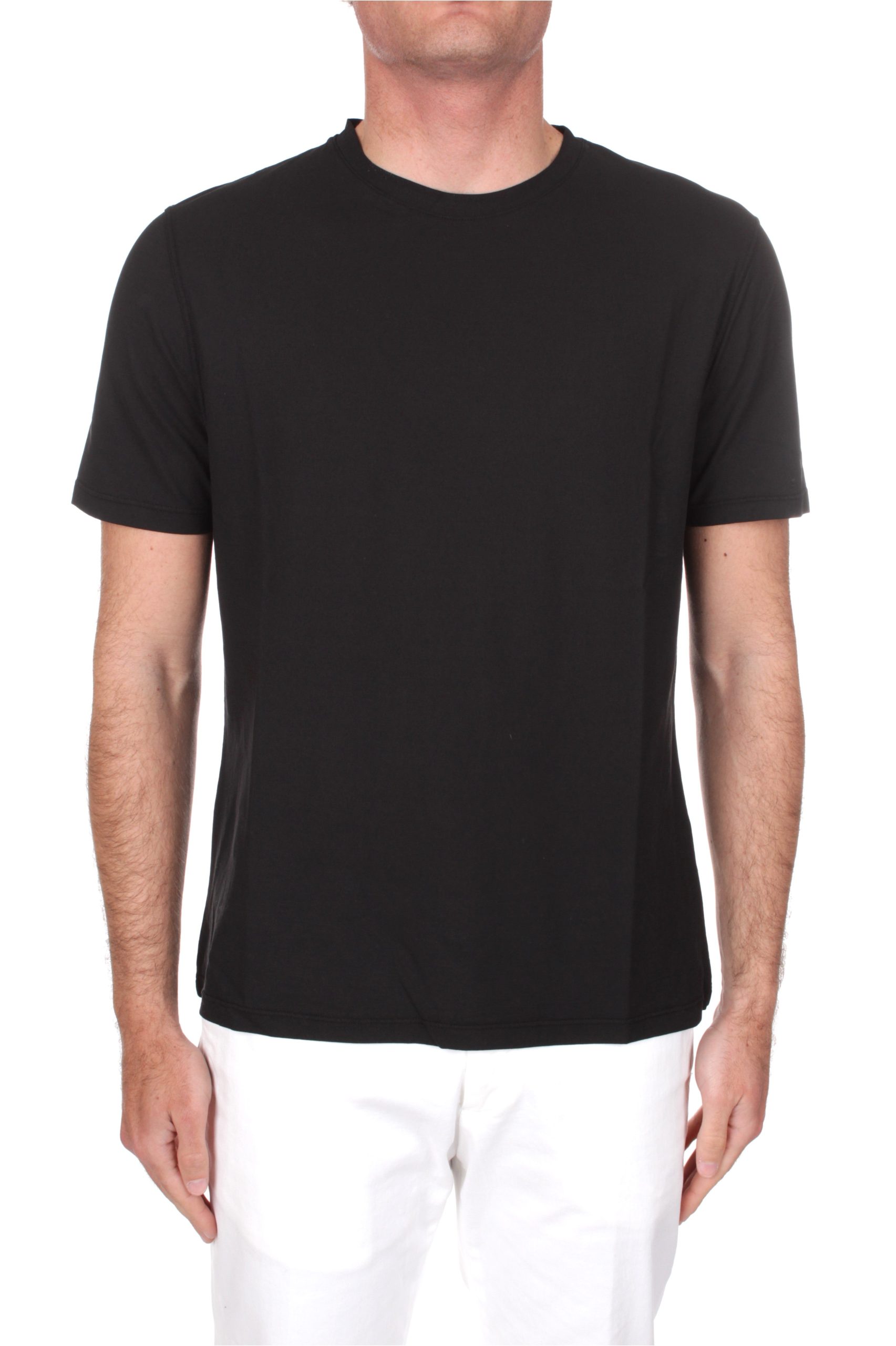 T-SHIRT MANICHE CORTE H953 NERO 8