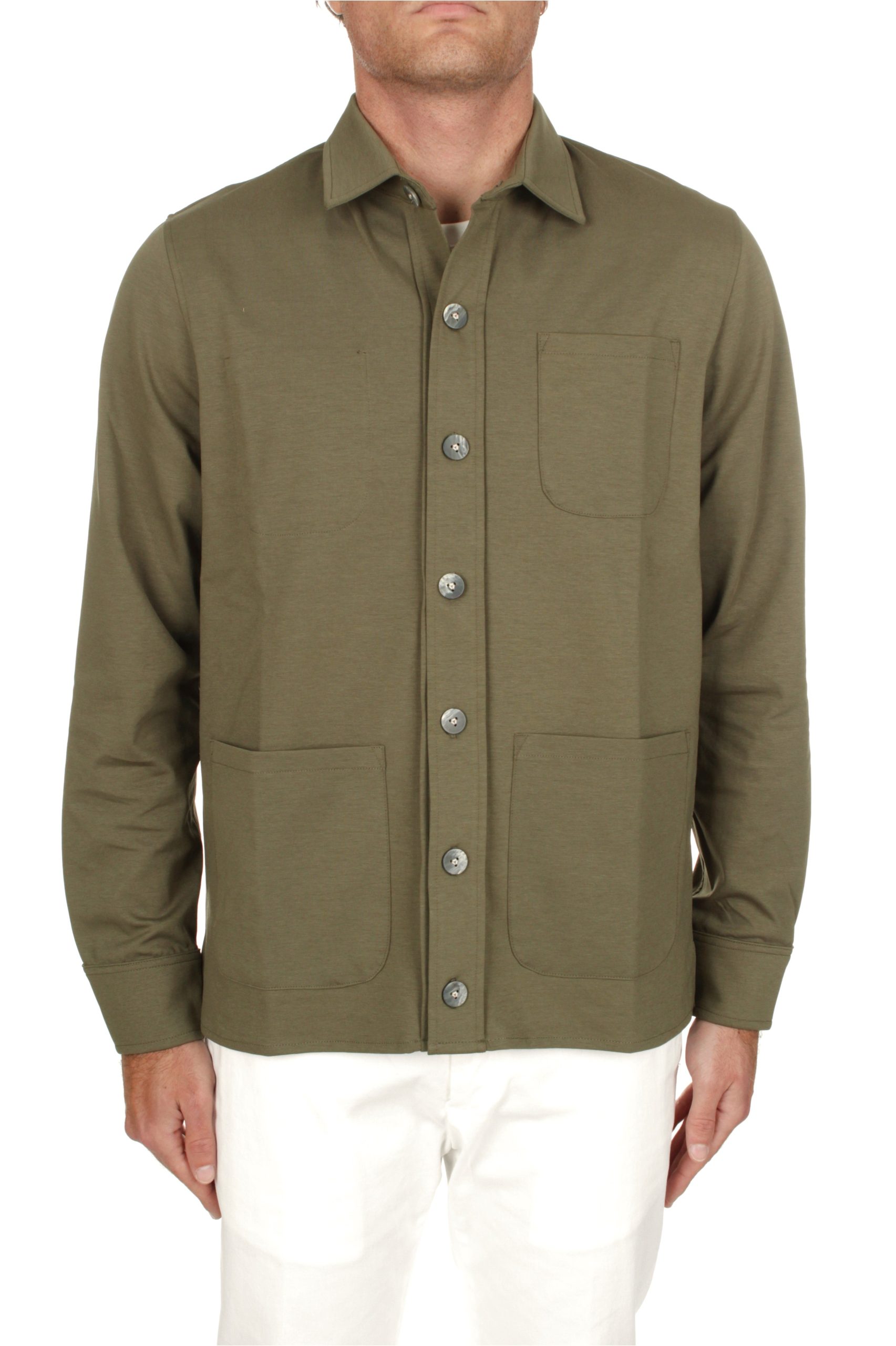 OVERSHIRT H953 VERDE MILITARE 24