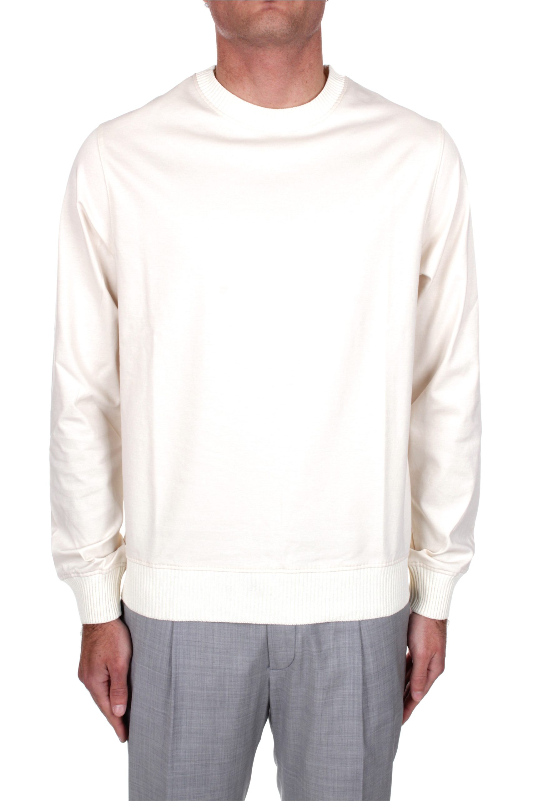 MAGLIA GIROCOLLO H953 GESSO 9