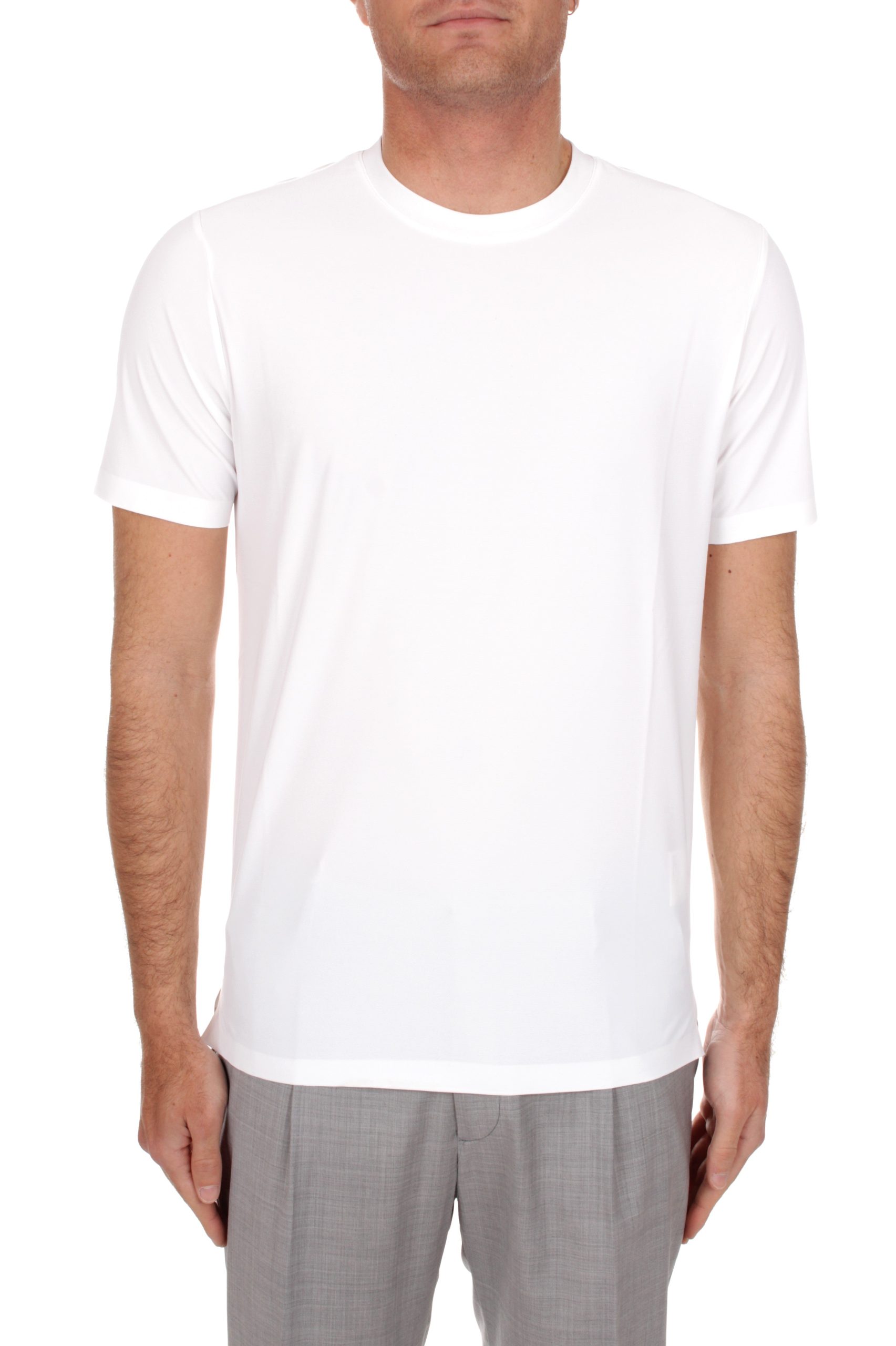 T-SHIRT MANICHE CORTE HESKIMO BIANCO