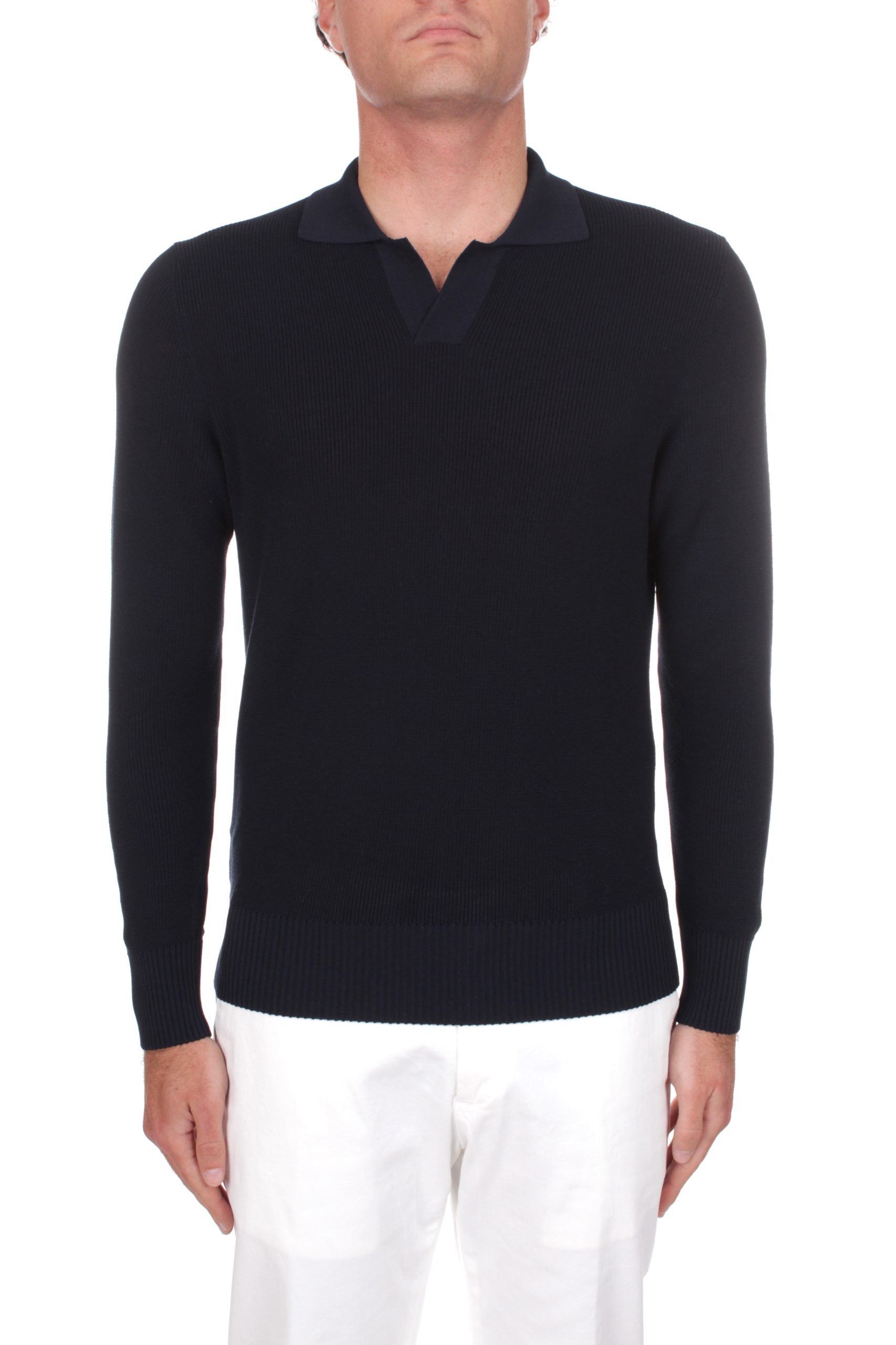 POLO MANICHE LUNGHE MCGEORGE BLU 544