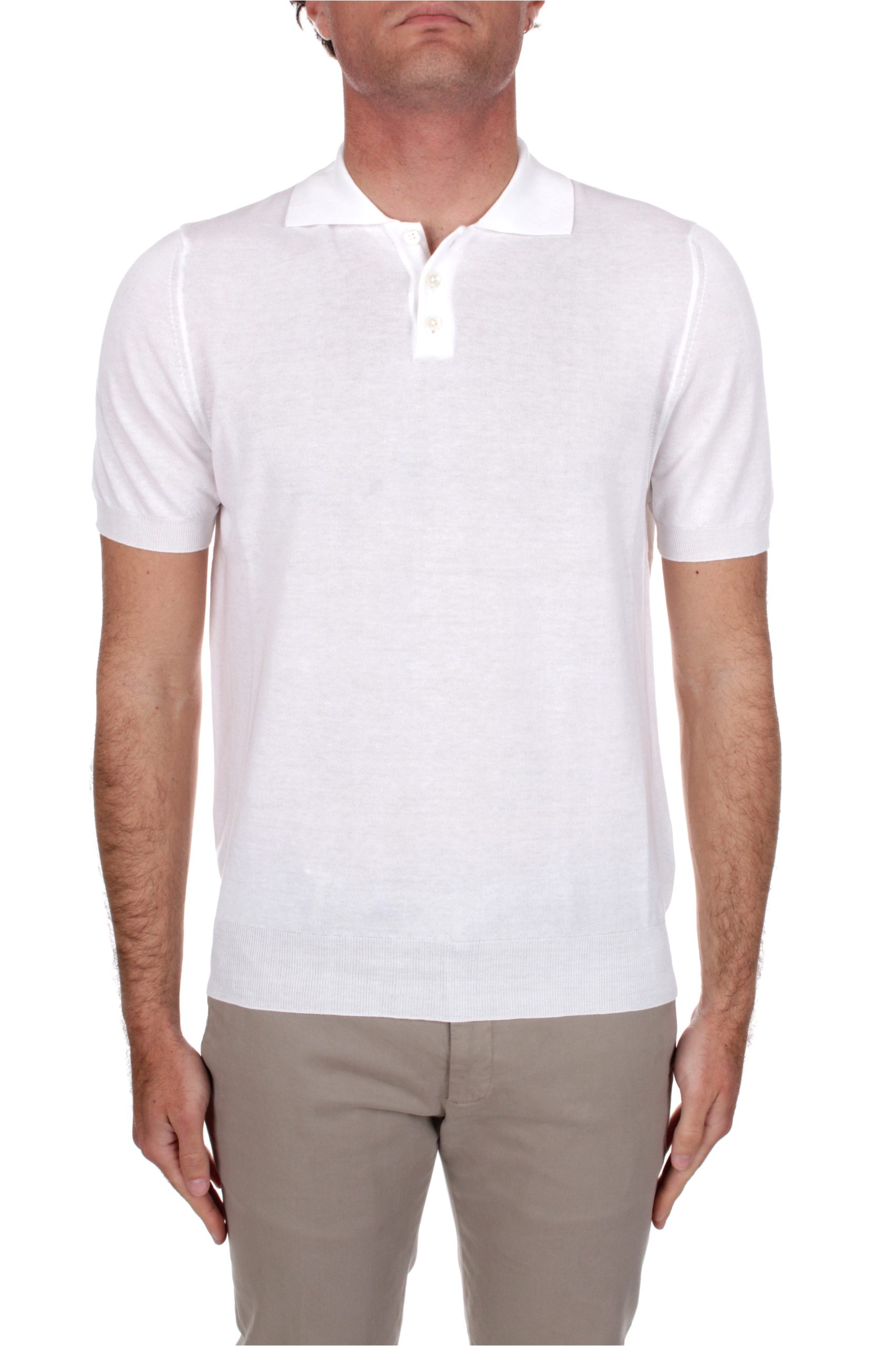 POLO MANICHE CORTE HINDUSTRIE BIANCO 11