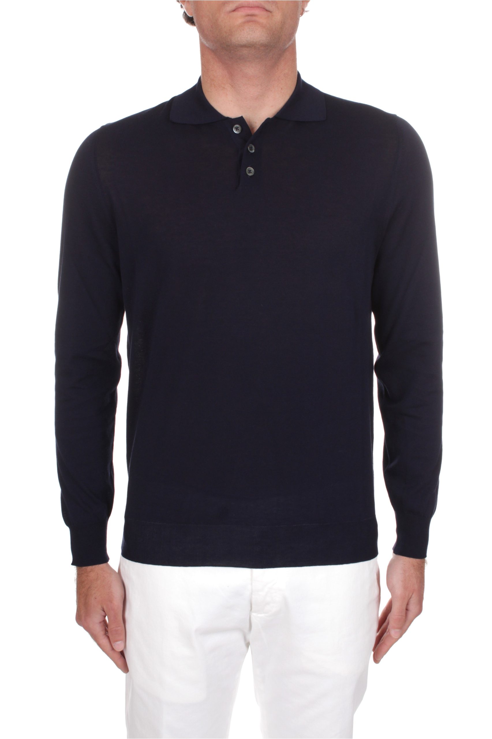 POLO MANICHE LUNGHE HINDUSTRIE BLU 5