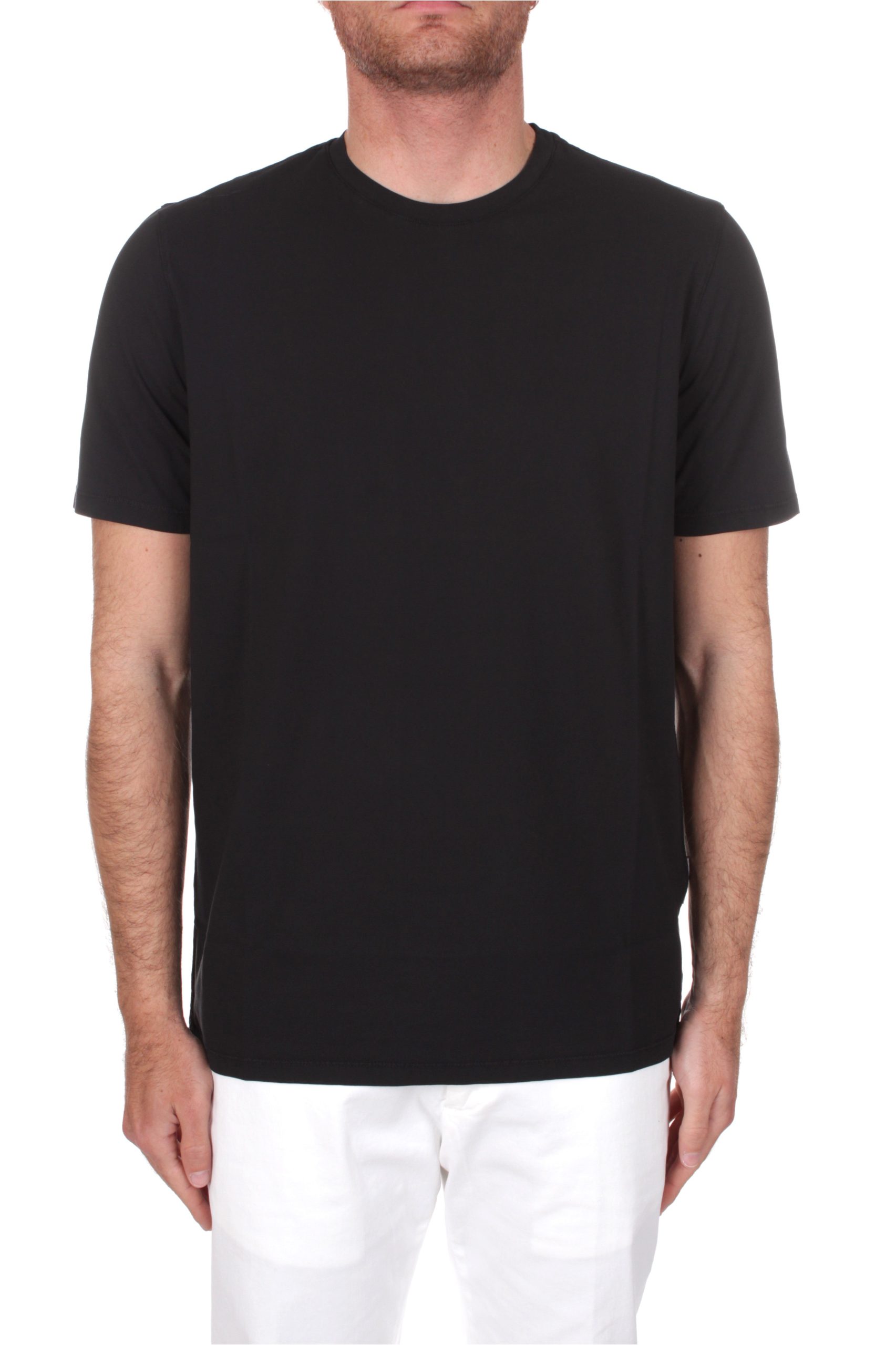 T-SHIRT MANICHE CORTE DETWELVE NERO