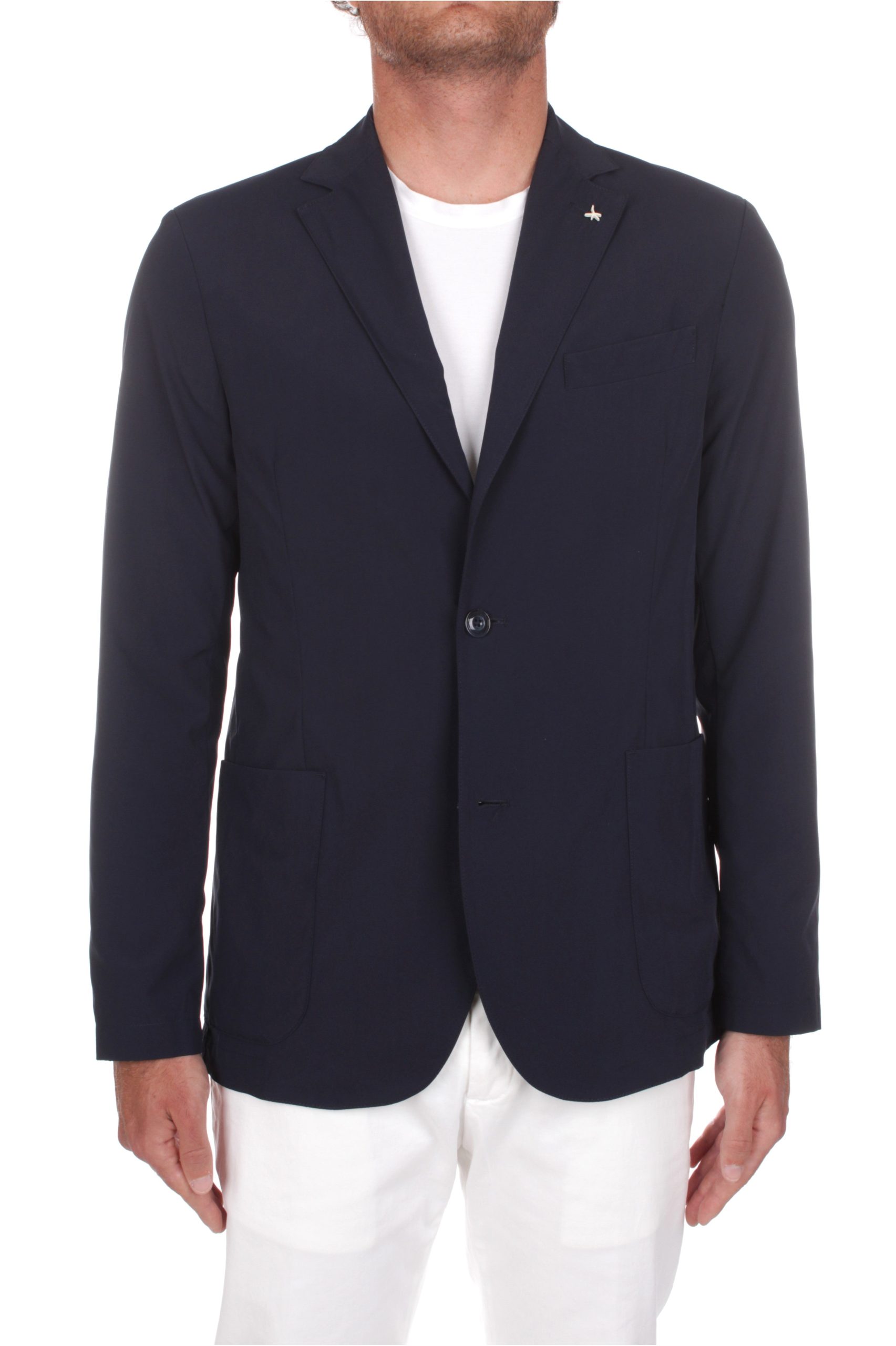 BLAZER MONOPETTO AT.P.CO ALAN BLU NAVY 799