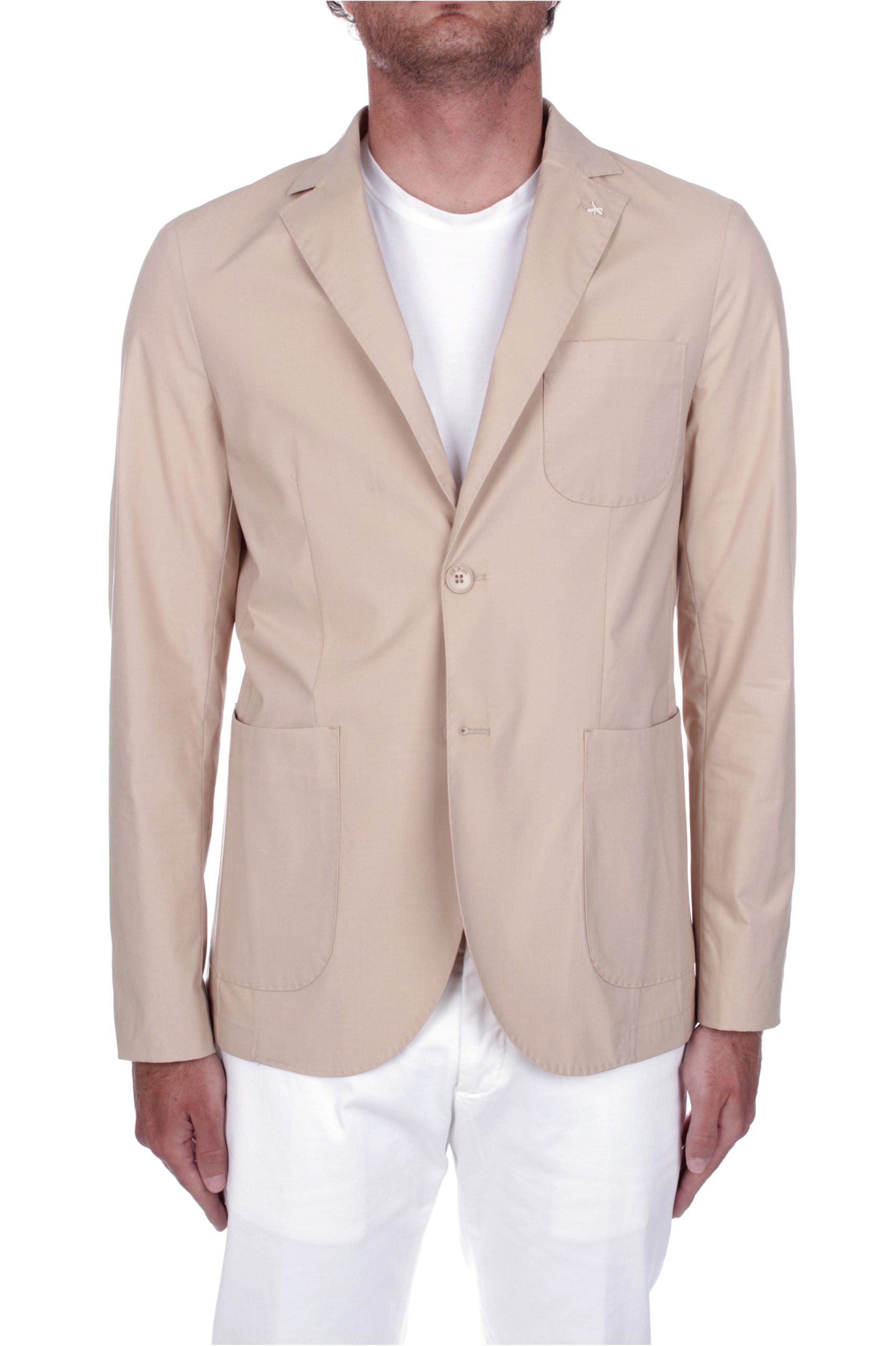 BLAZER MONOPETTO AT.P.CO GEGE' ECRU 030