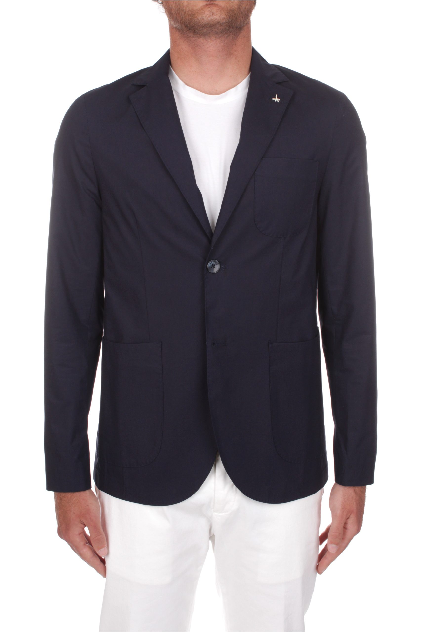 BLAZER MONOPETTO AT.P.CO GEGE' BLU NAVY 799