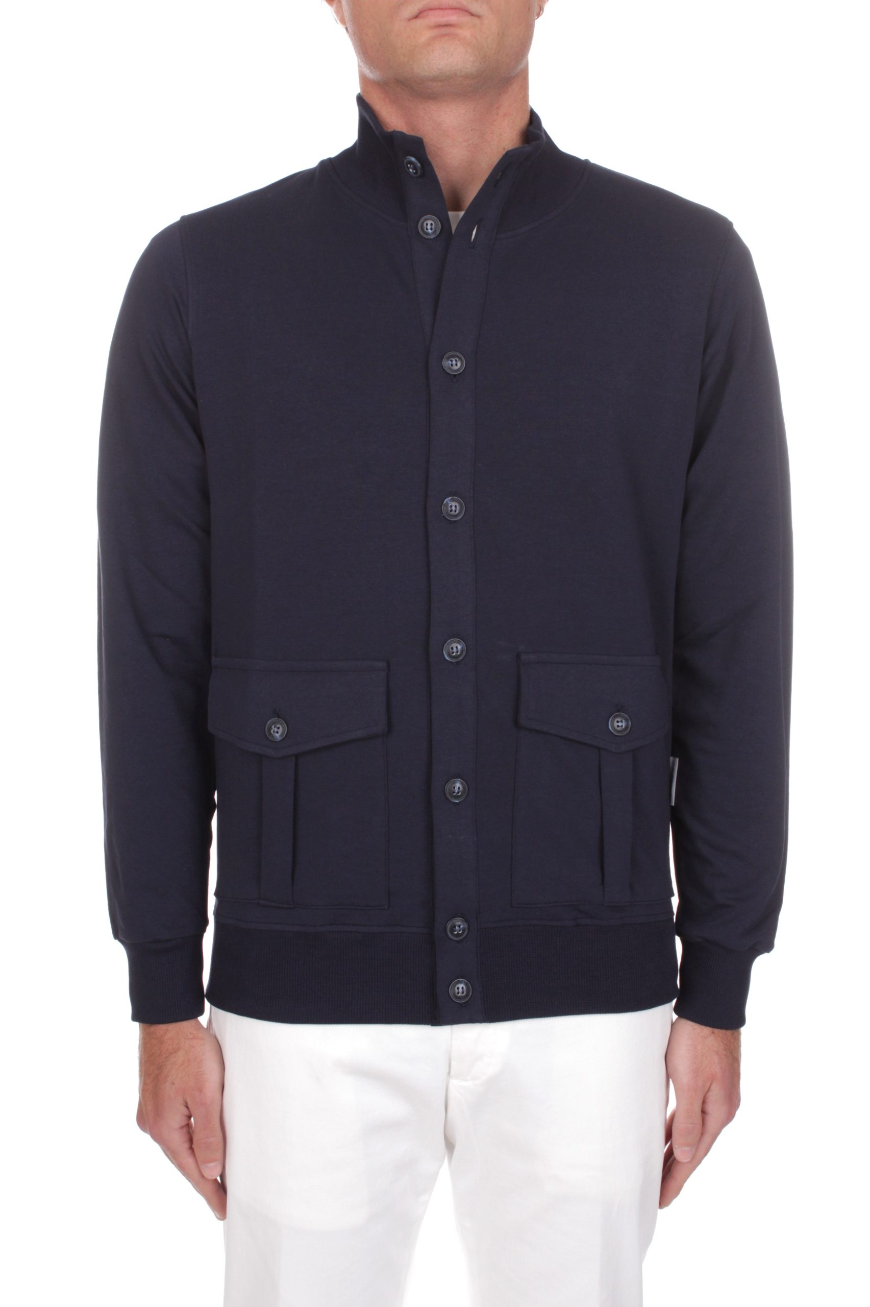 FELPA IN JERSEY DETWELVE BLU