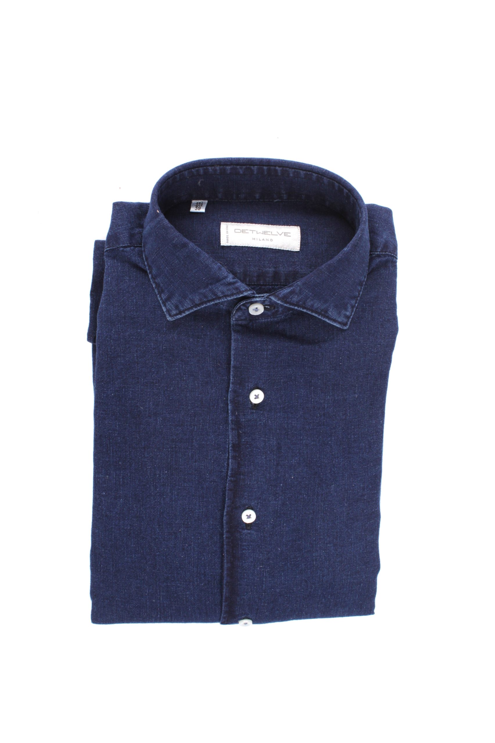 CAMICIA COLLO FRANCESE DETWELVE BLU 57