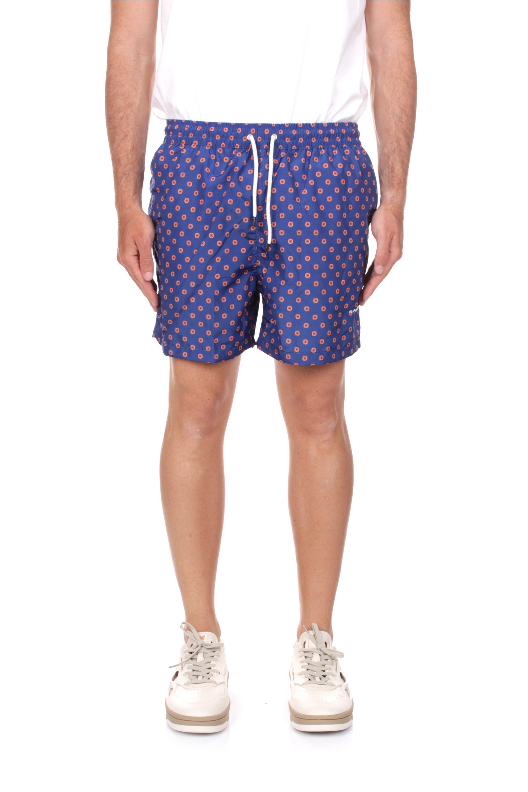 COSTUME DA BAGNO SANVITO CAPRI CORNICI BLU LAVATO