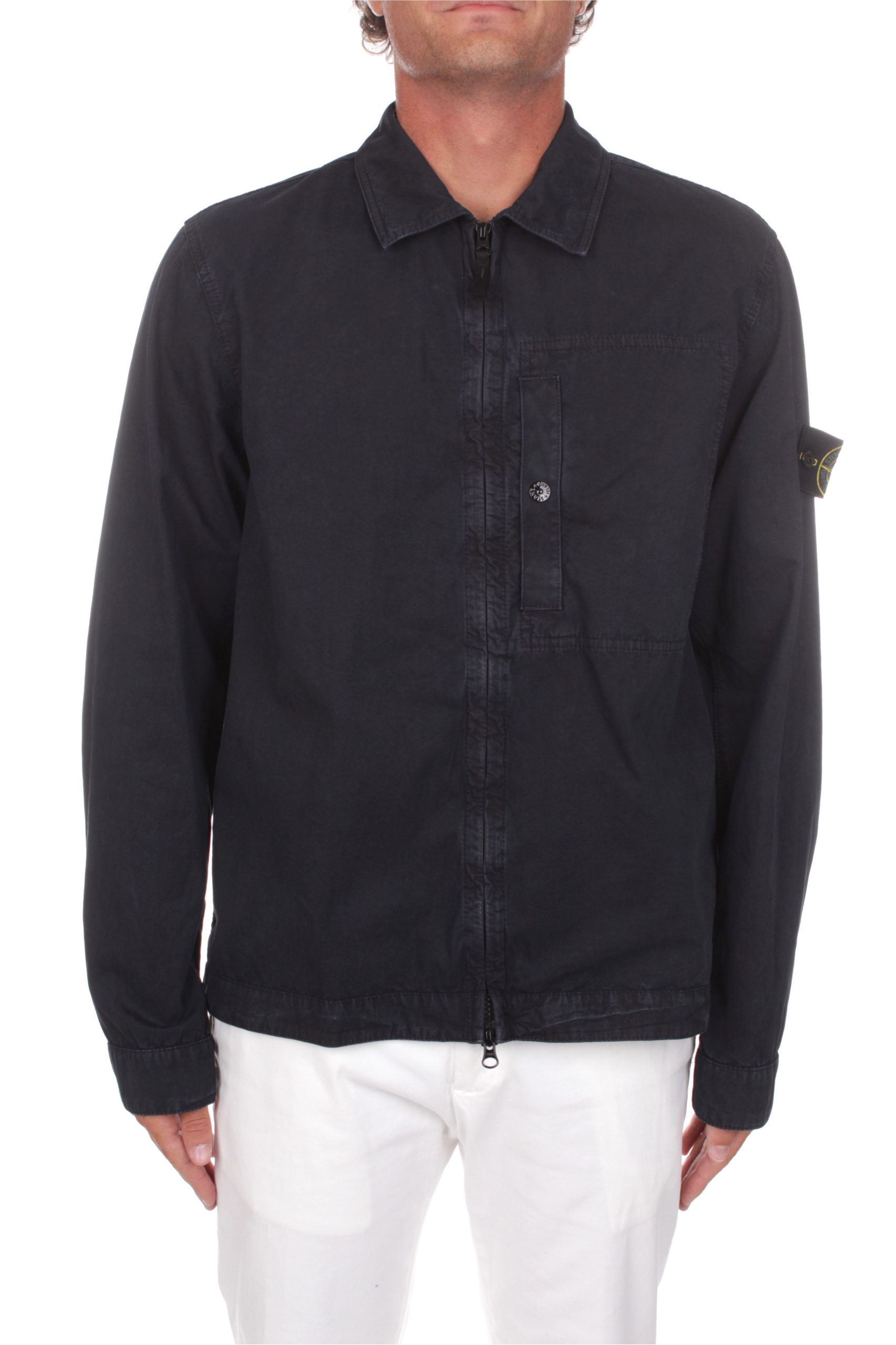 OVERSHIRT STONE ISLAND BLEU V0120