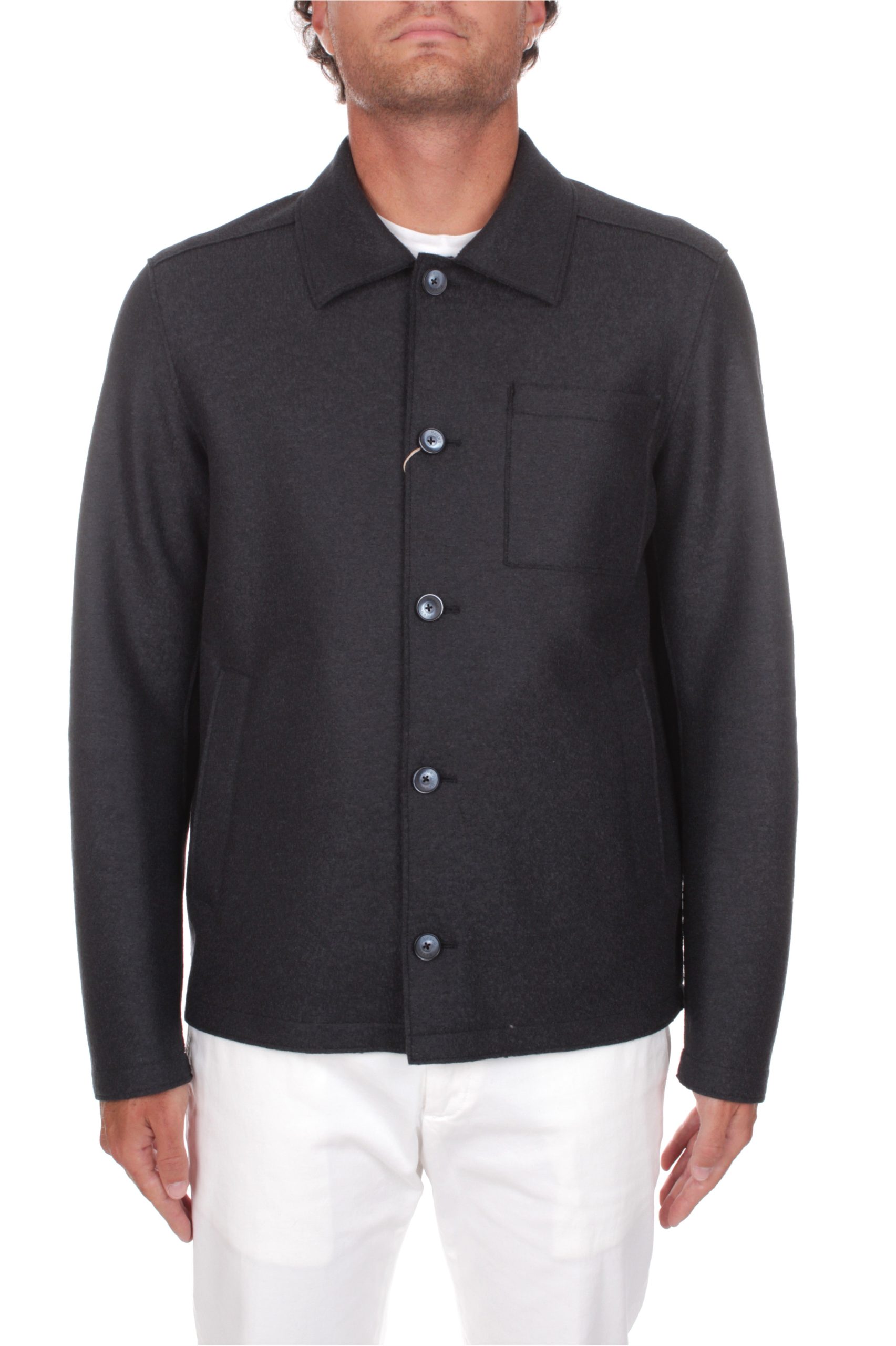 OVERSHIRT HERNO RESORT BLU SCURO 9287