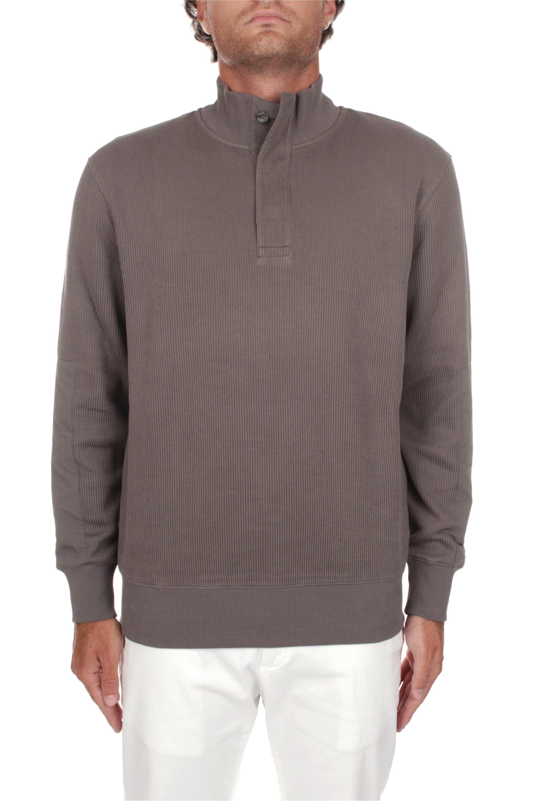 FELPA IN MAGLIA HERNO RESORT TORTORA SCURO 2700