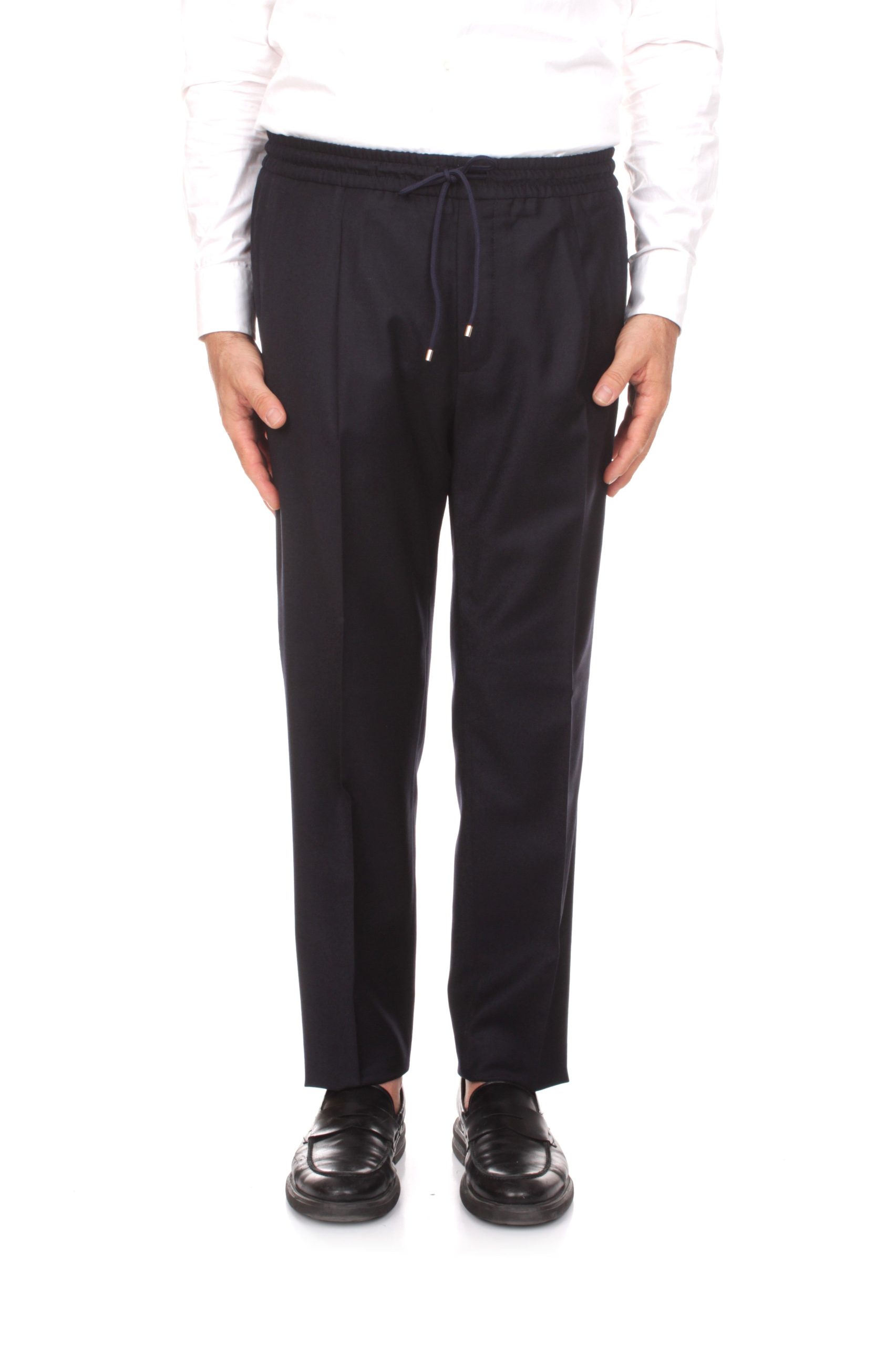 PANTALONI BRIGLIA 1949 WIMBLEDONS IN LANA STRETCH - BLU 11