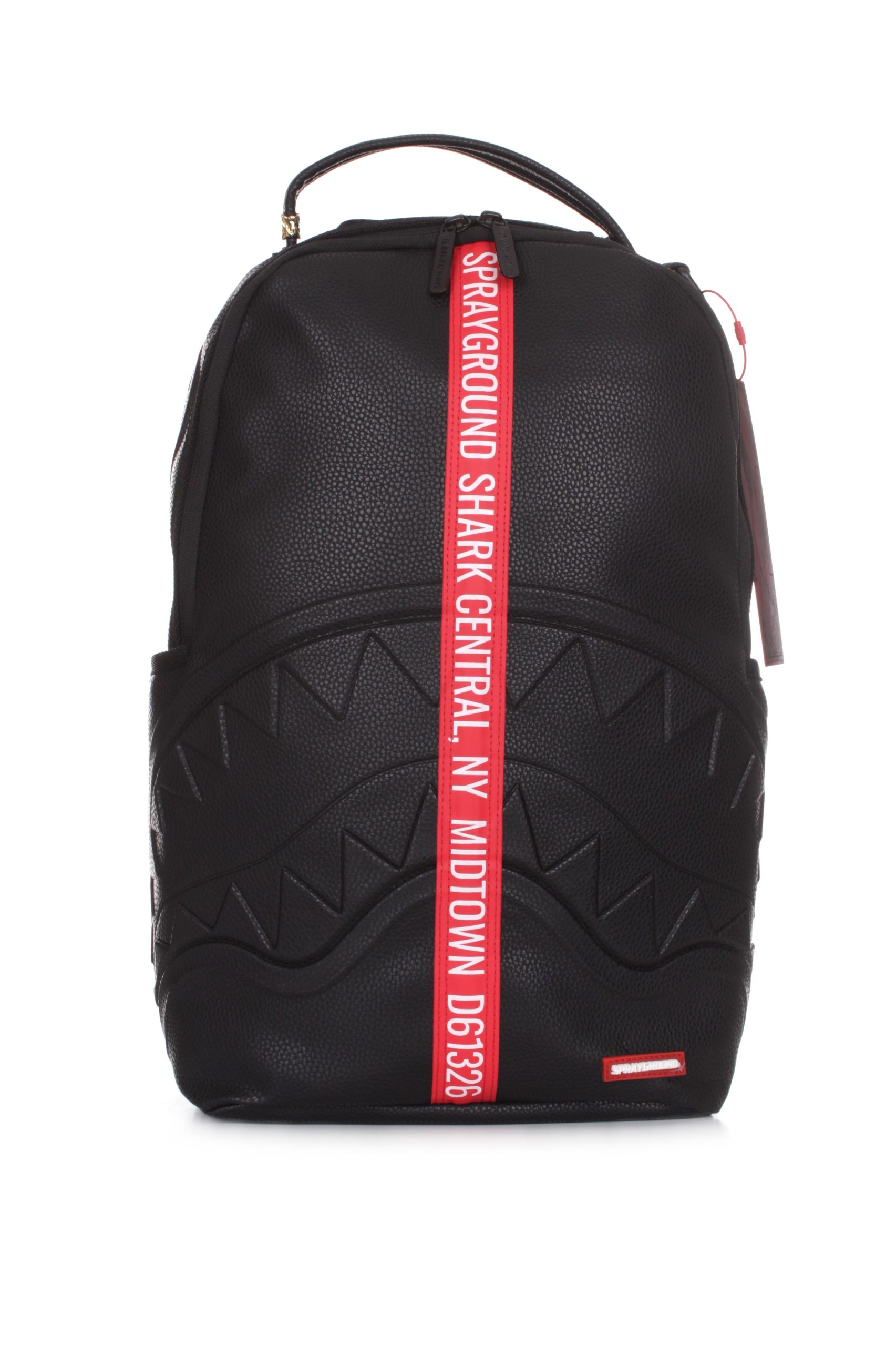 ZAINO SPRAYGROUND SHARK CENTRAL NEXT STOP ZIP