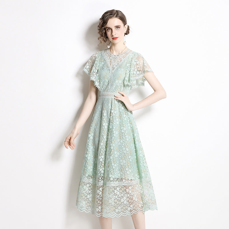 Abito in pizzo in stile retrò anni 20 da donna