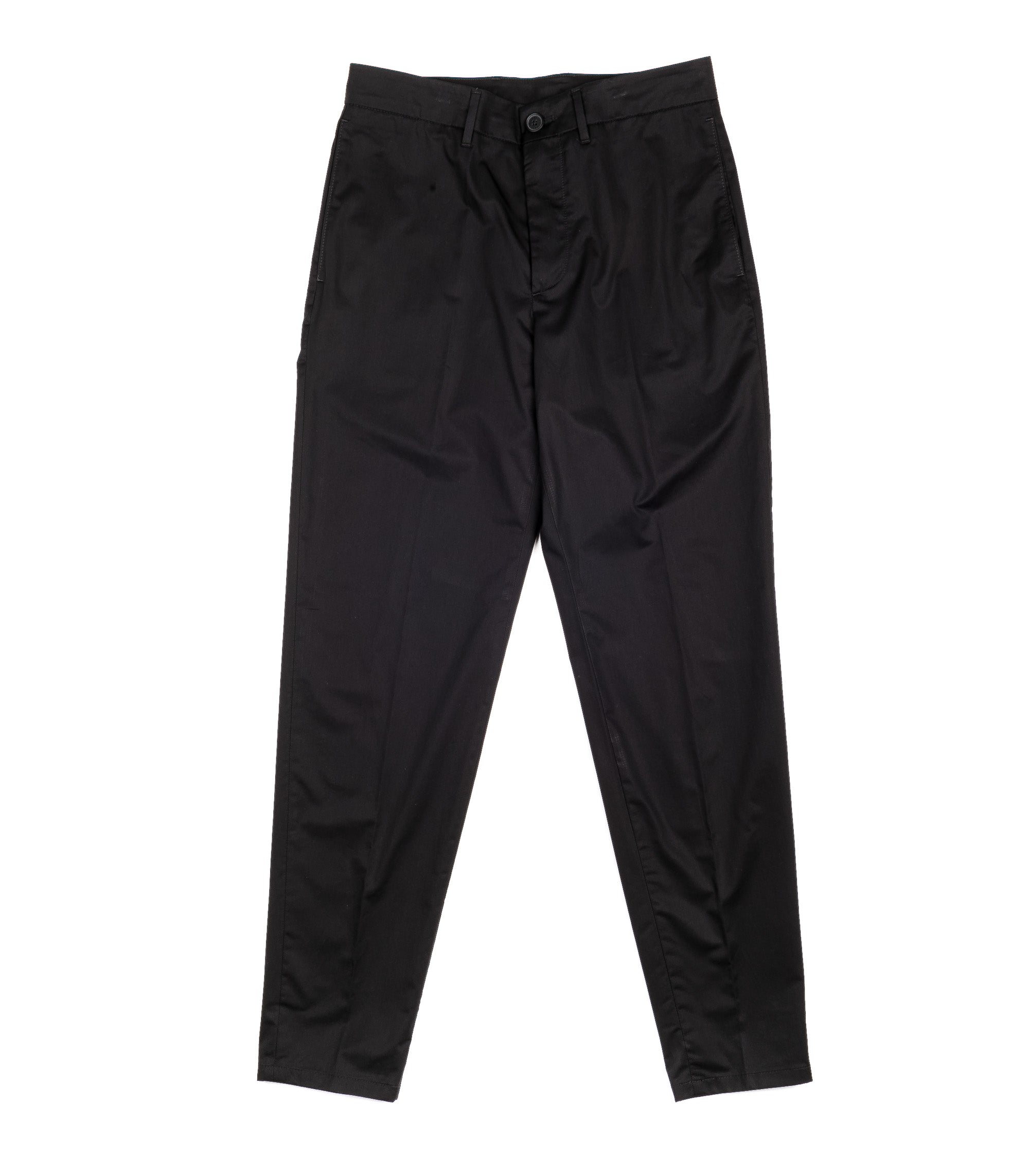 Aramani X Pantalone Largo Cotone Nero Uomo