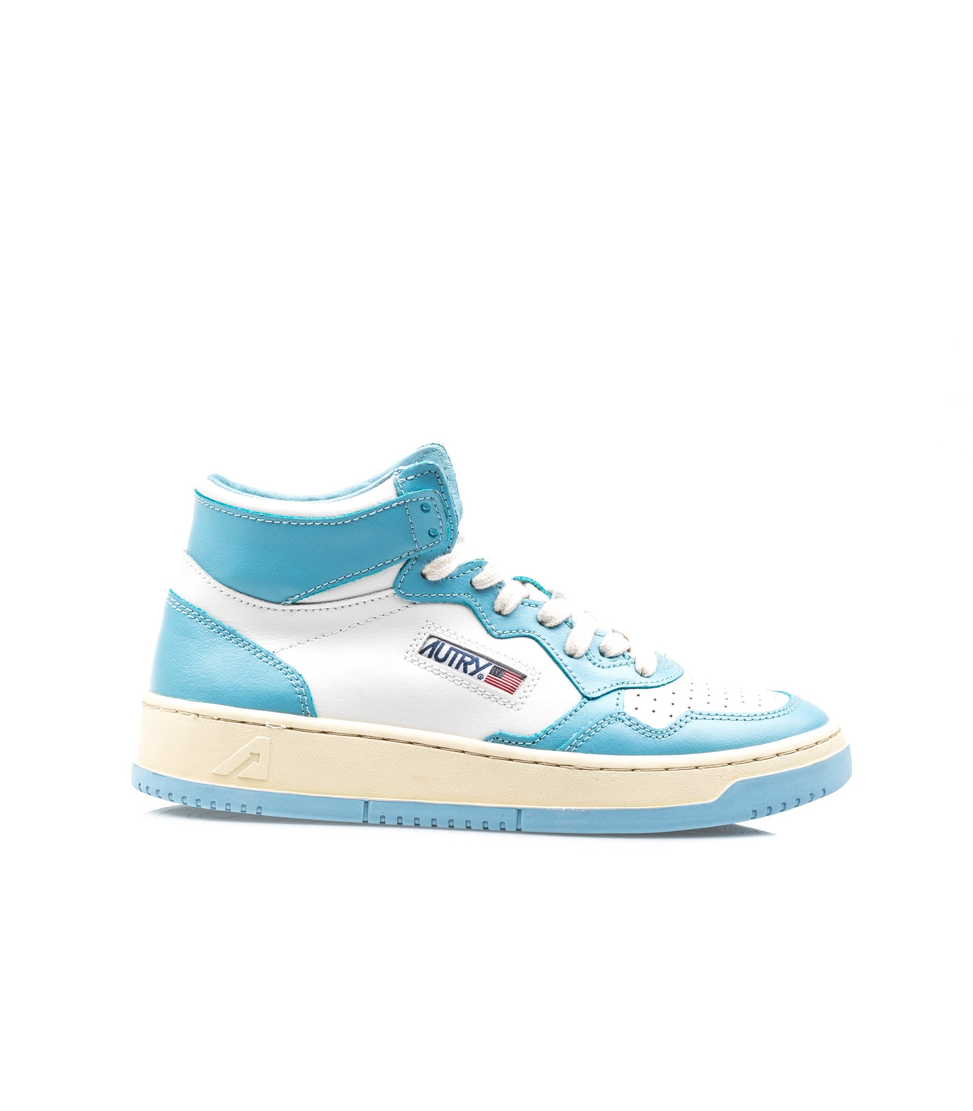 Autry Medalist Mid White Baltic Donna