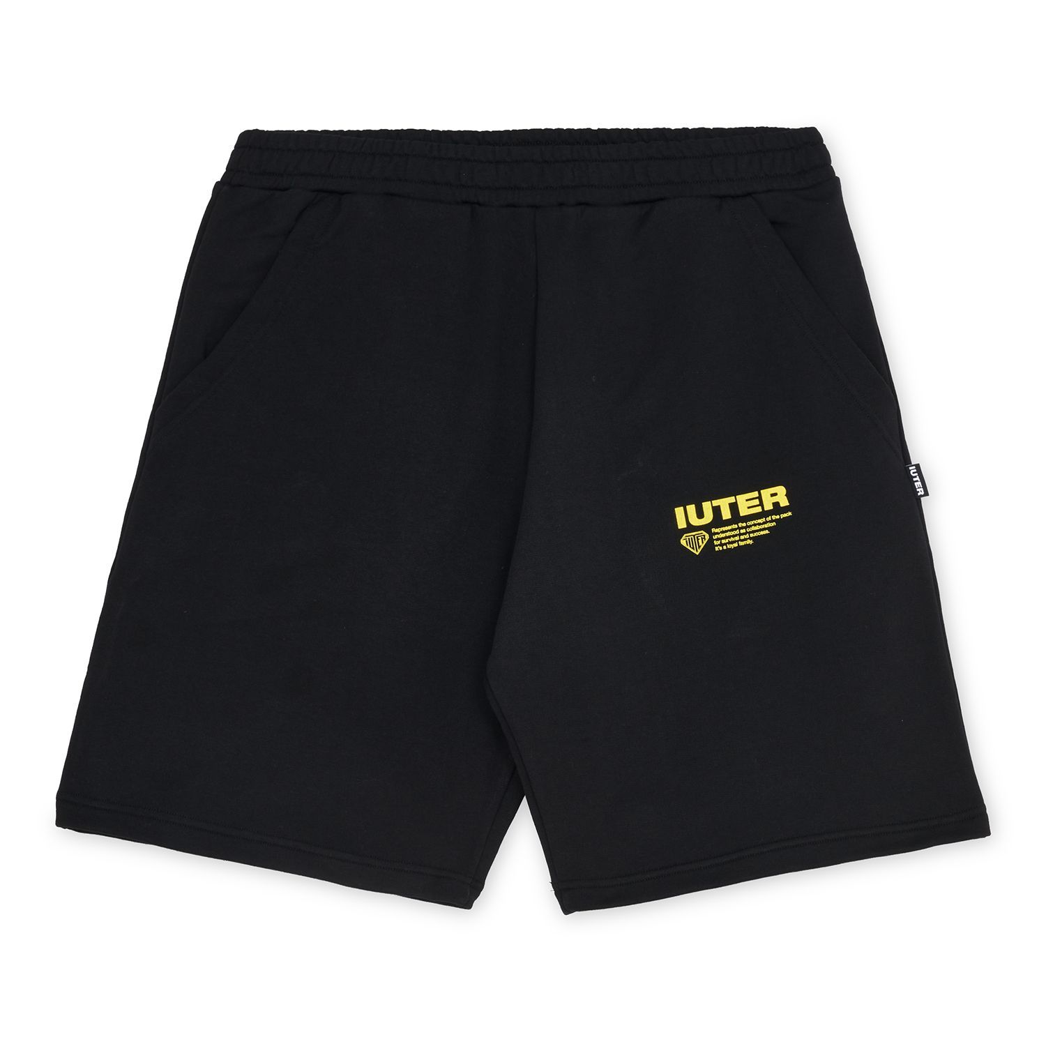 Pantaloni Corti Iuter Info Sweatshort Nero Uomo