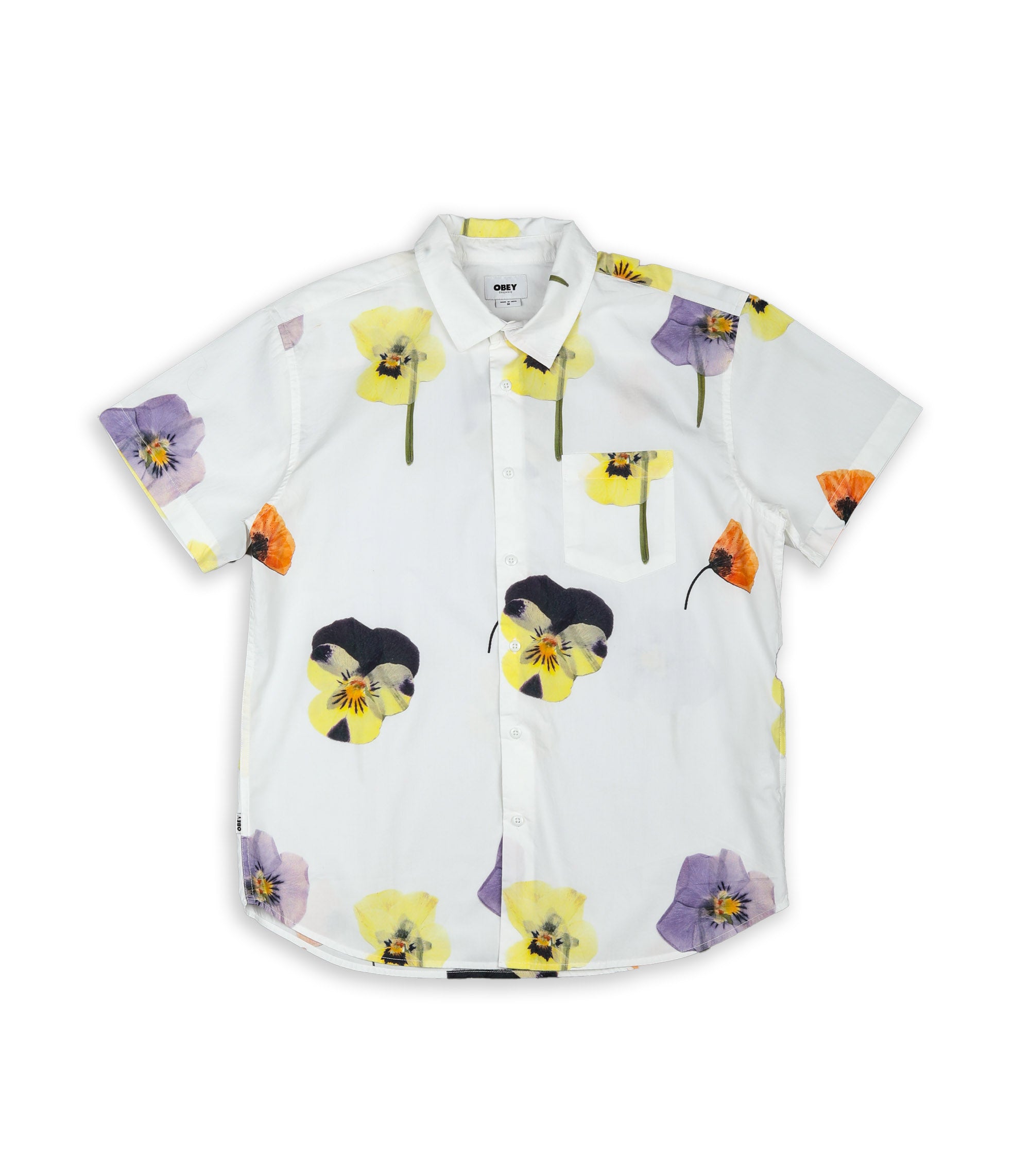 Camicia Obey Redux Woven Bianco