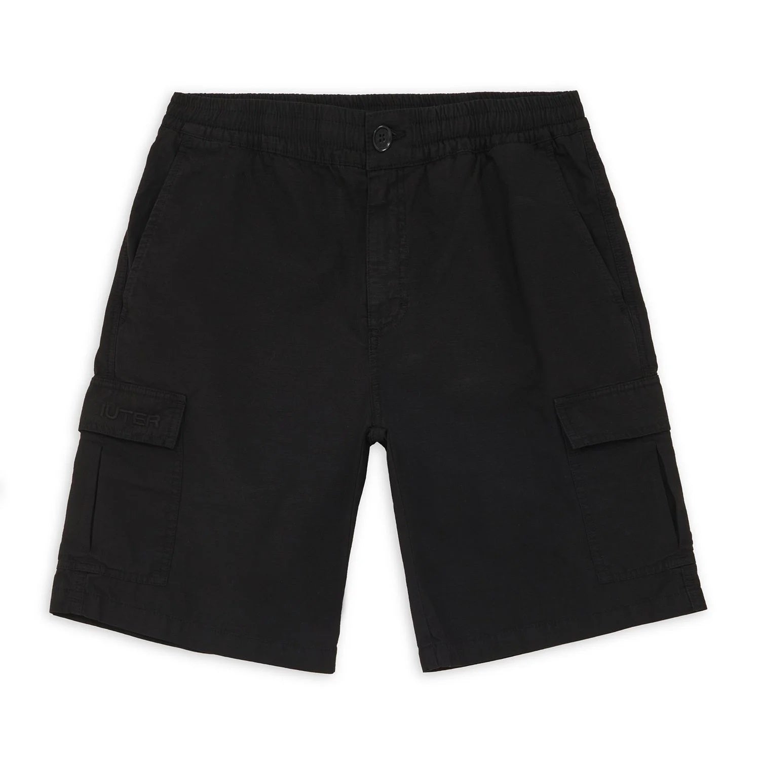Iuter Cargo Short Ripstop Nero Uomo