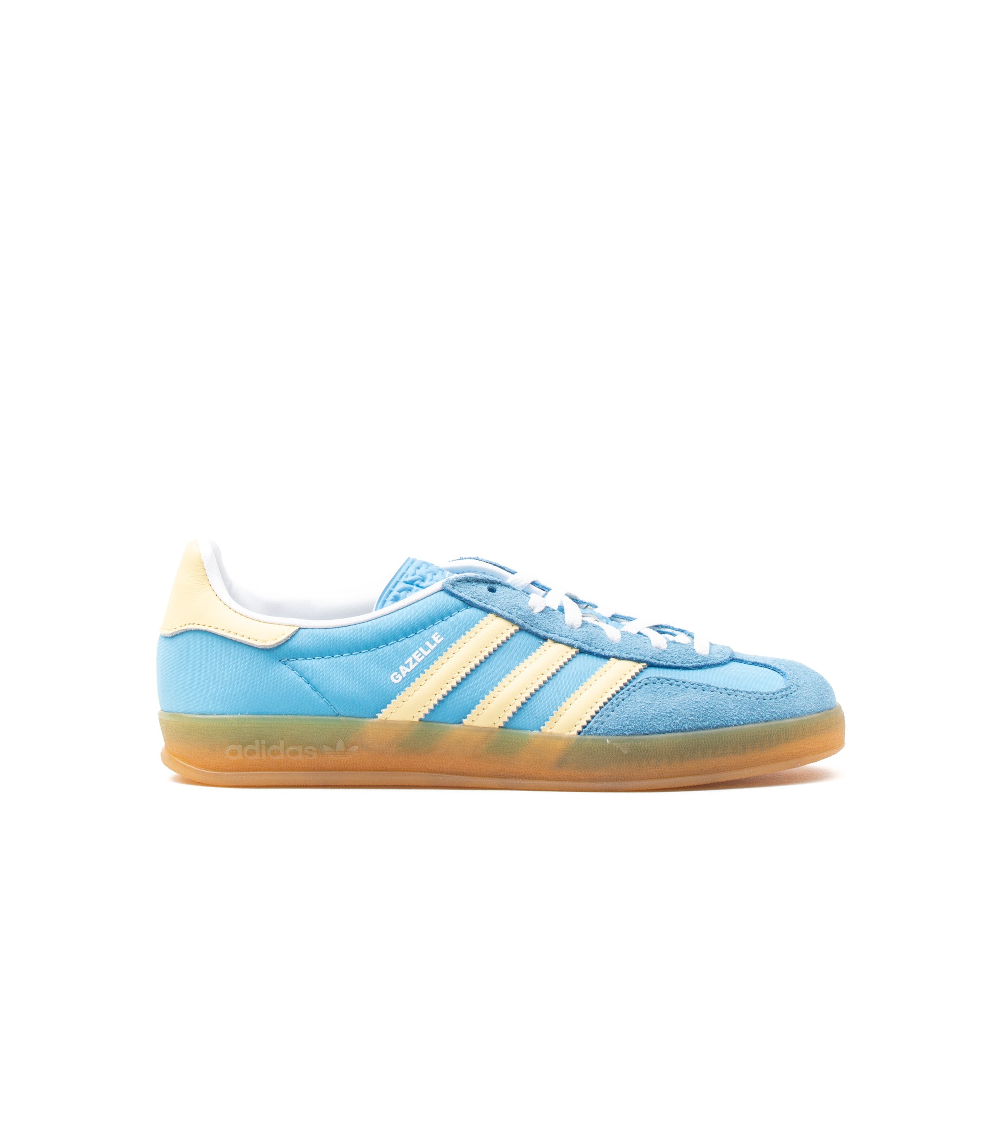 Adidas Gazzelle Indoor Gum Celeste Donna