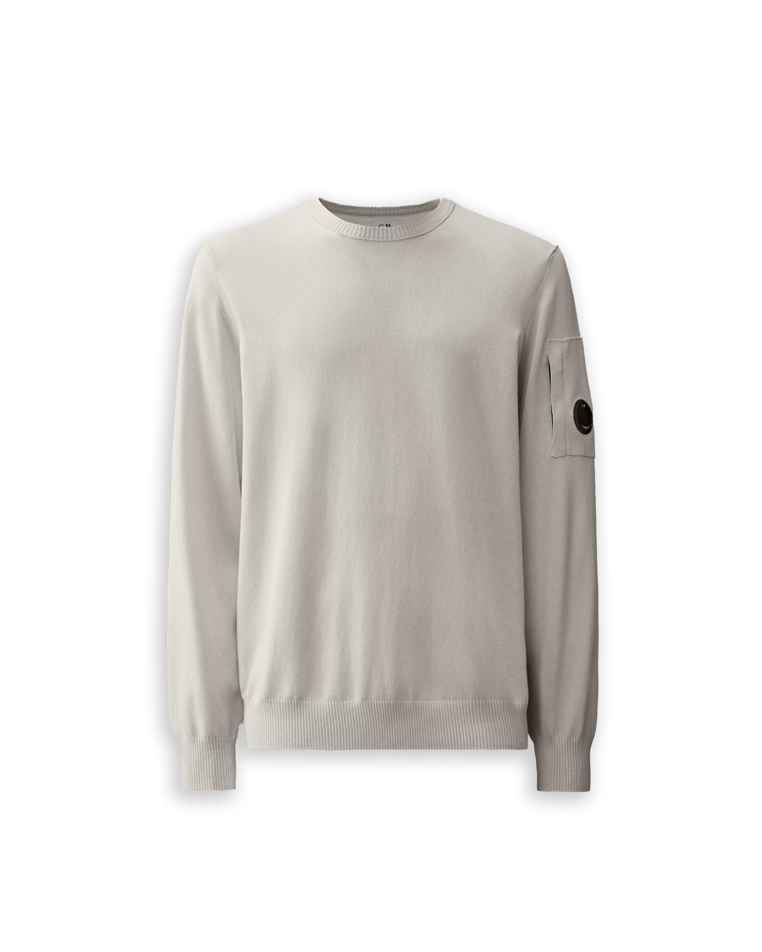 Maglia C.P. Company Cotton Crepe Knit Grigio Uomo