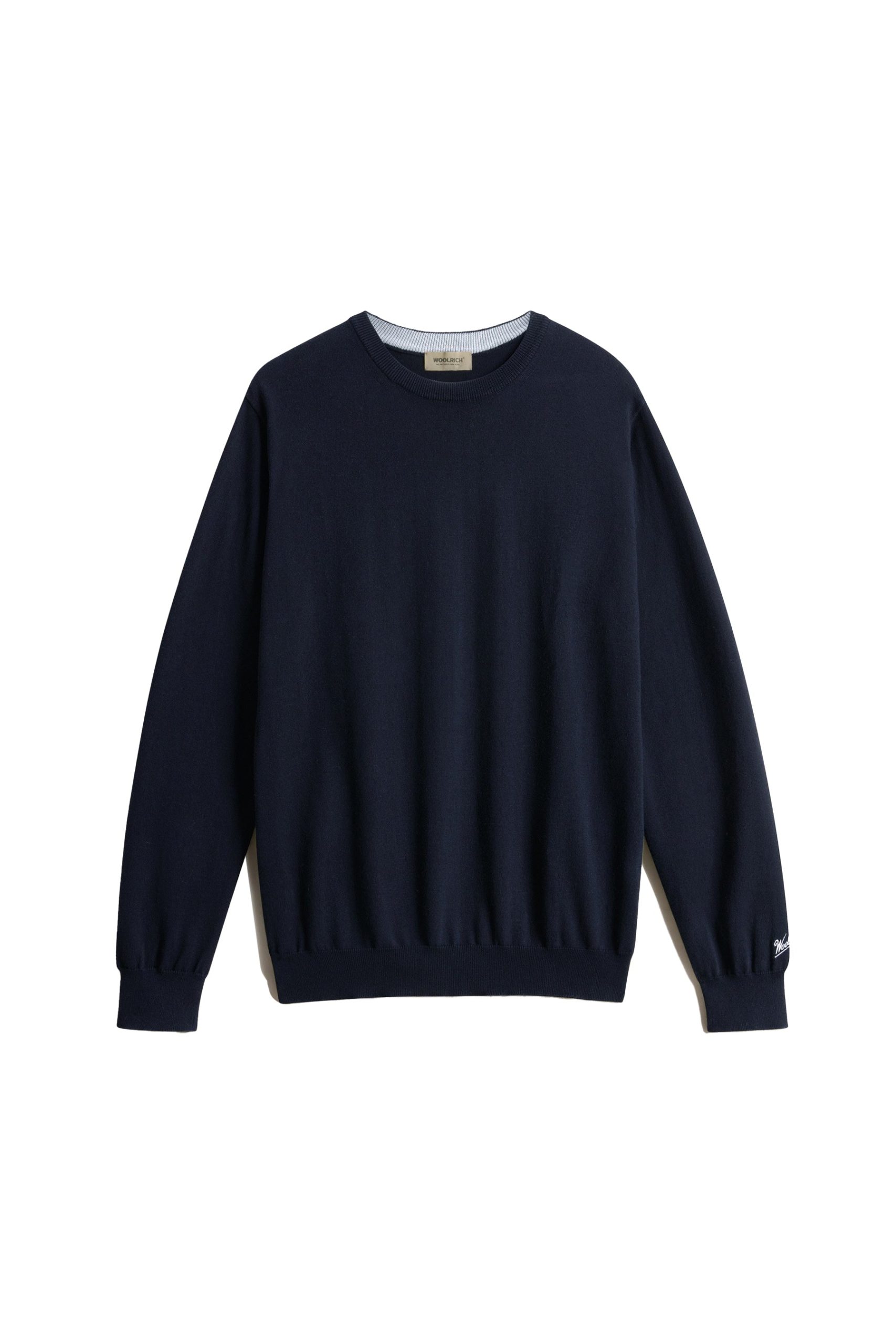 Maglia Woolrich Girocollo In Puro Cotone