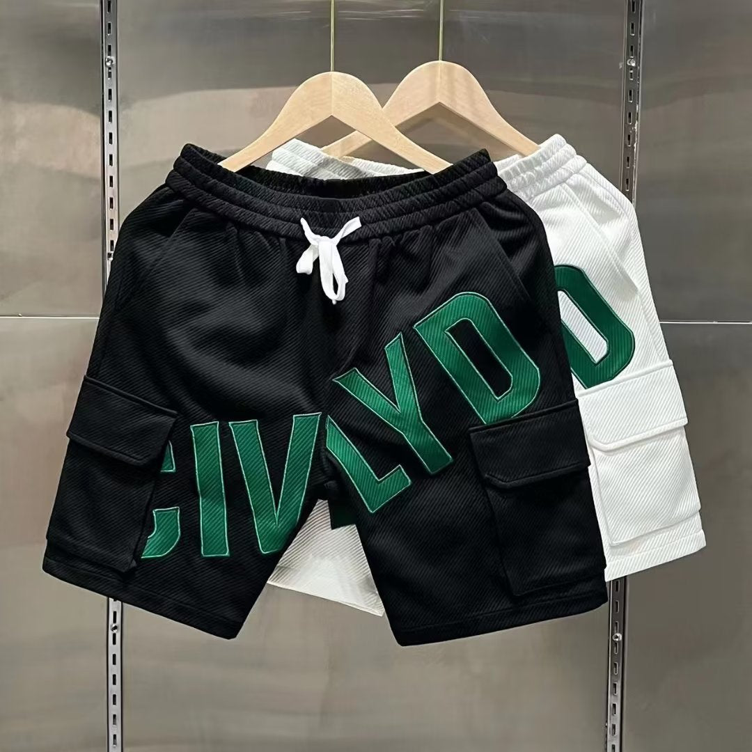 Pantaloncini larghi stampati alla moda estivi da uomo