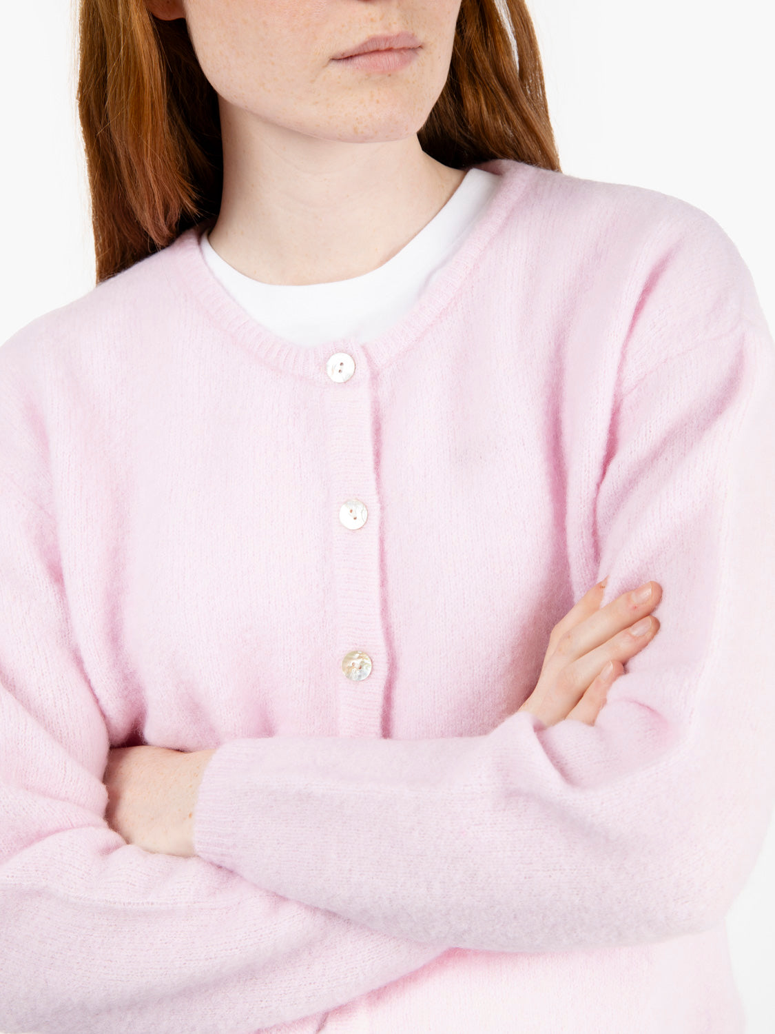 Cardigan Dragee chine sugared almond melange