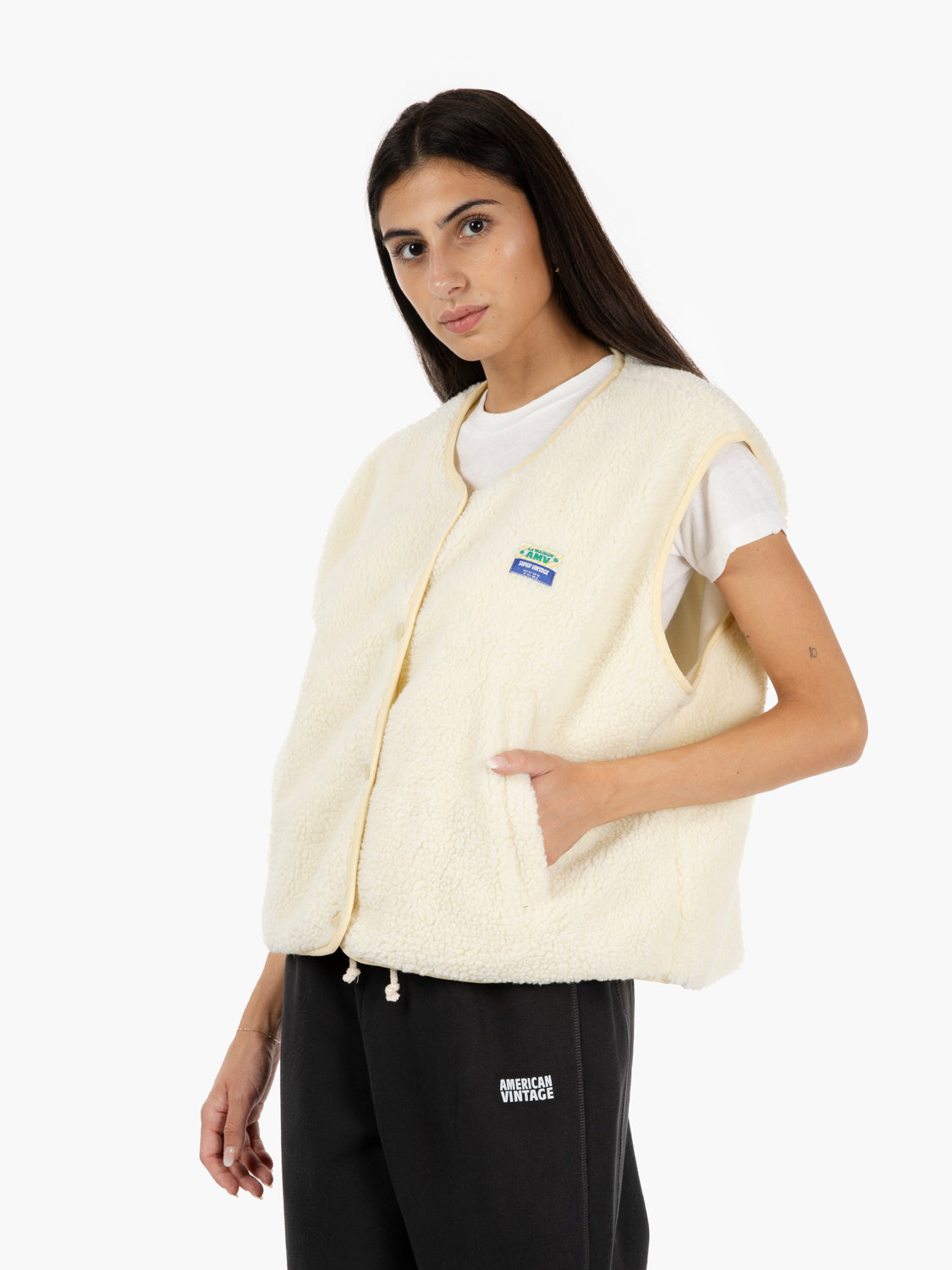 Vest Vintage ecru