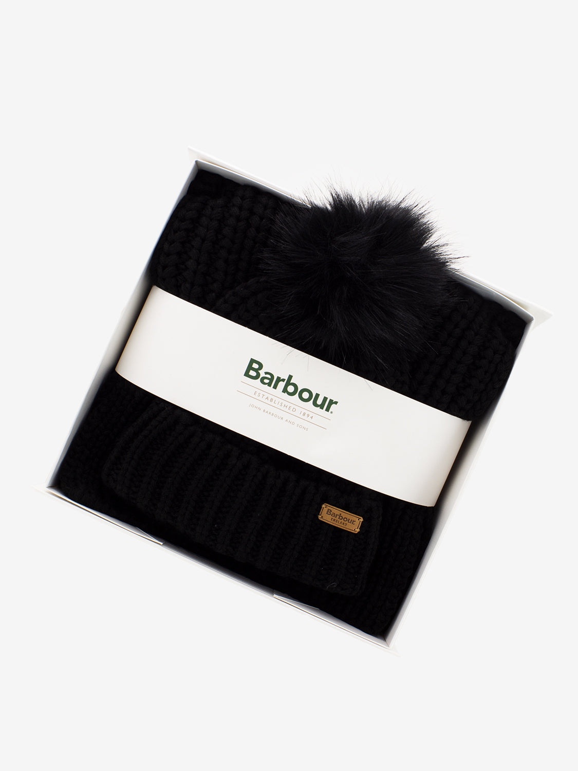 Saltburn beanie & scarf black