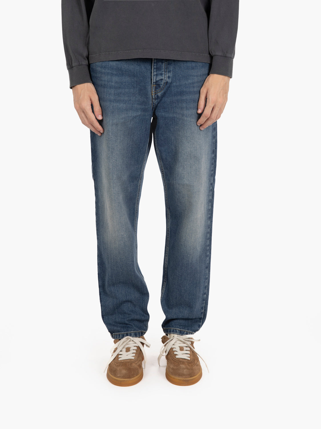 Newel pant blue dark used wash