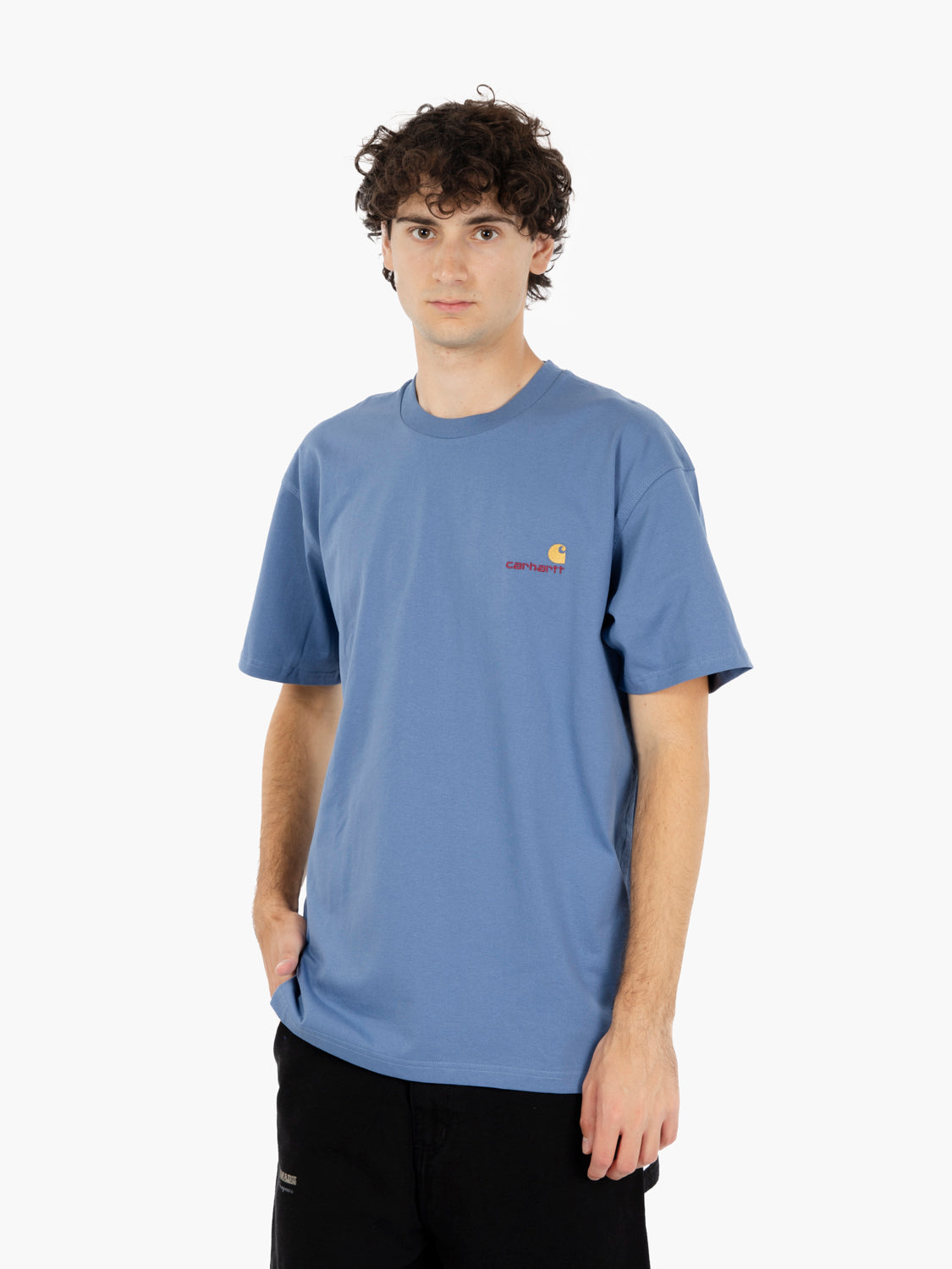 S/S American script t-shirt sorrent