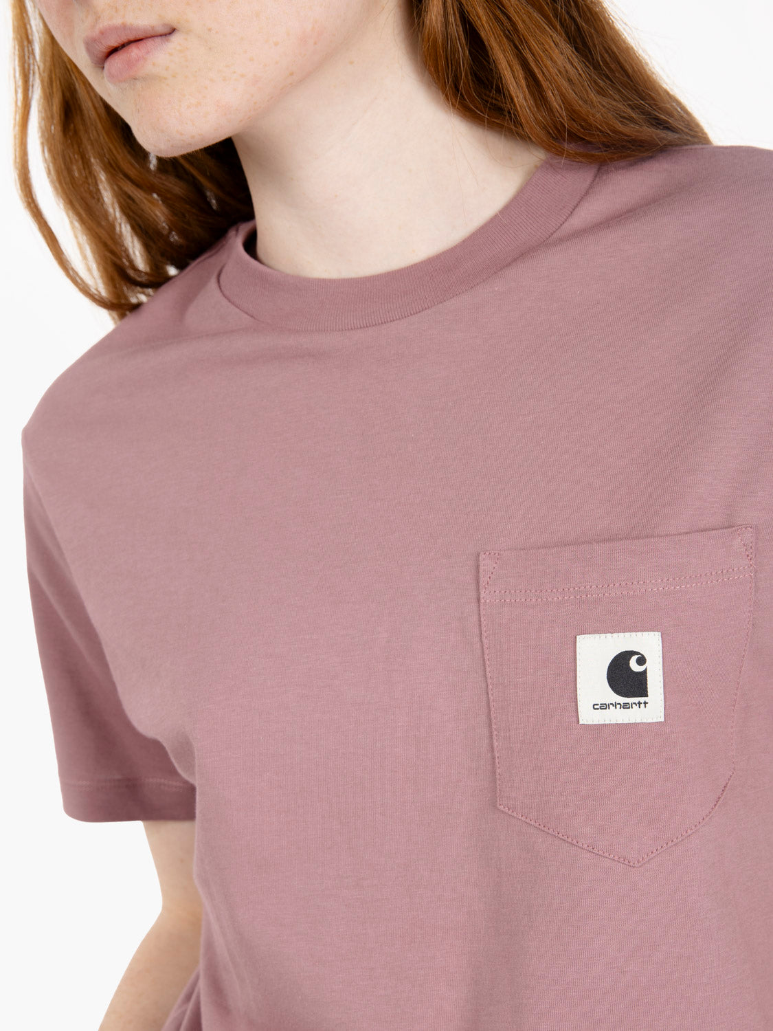 W' S/S Pocket t-shirt daphne