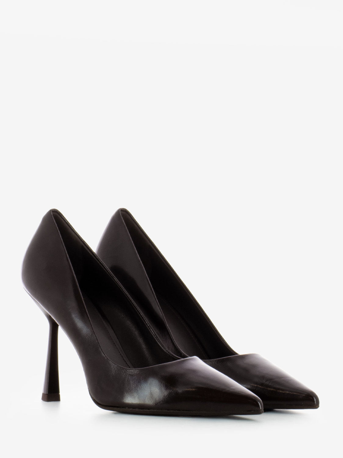 Décolleté in pelle moro